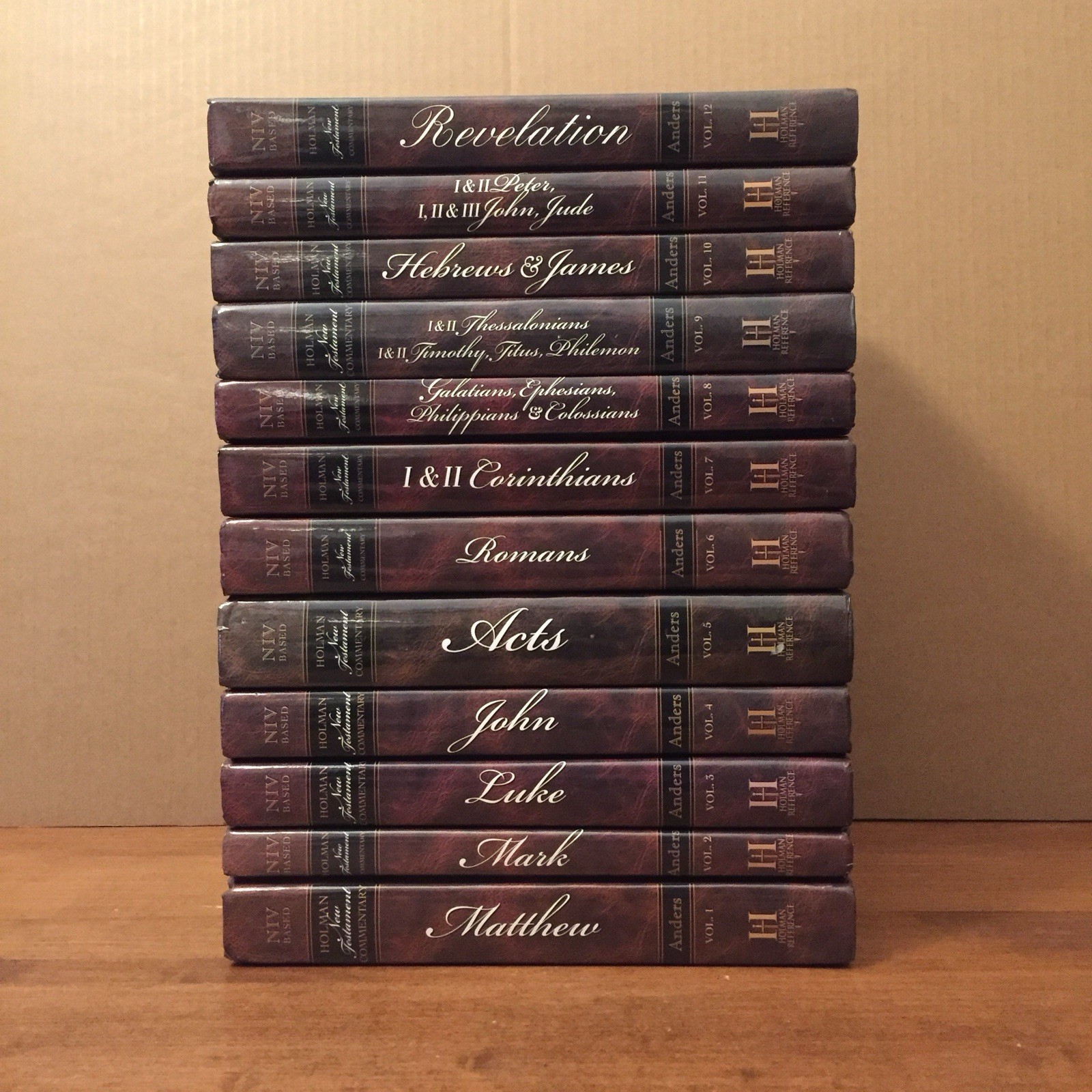 Holman New Testament Commentary 12 Volume Set by Holman Bible Publishers Good