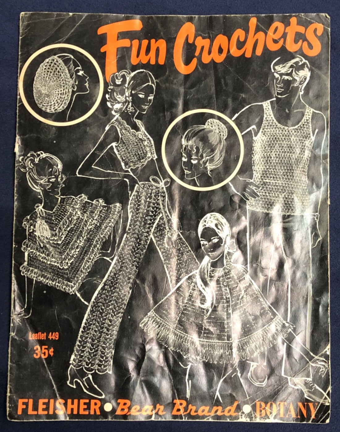 FUN CROCHETS Booklet – Vintage 1970 by Bernhard Ulmann Co. – FAST SHIPPING