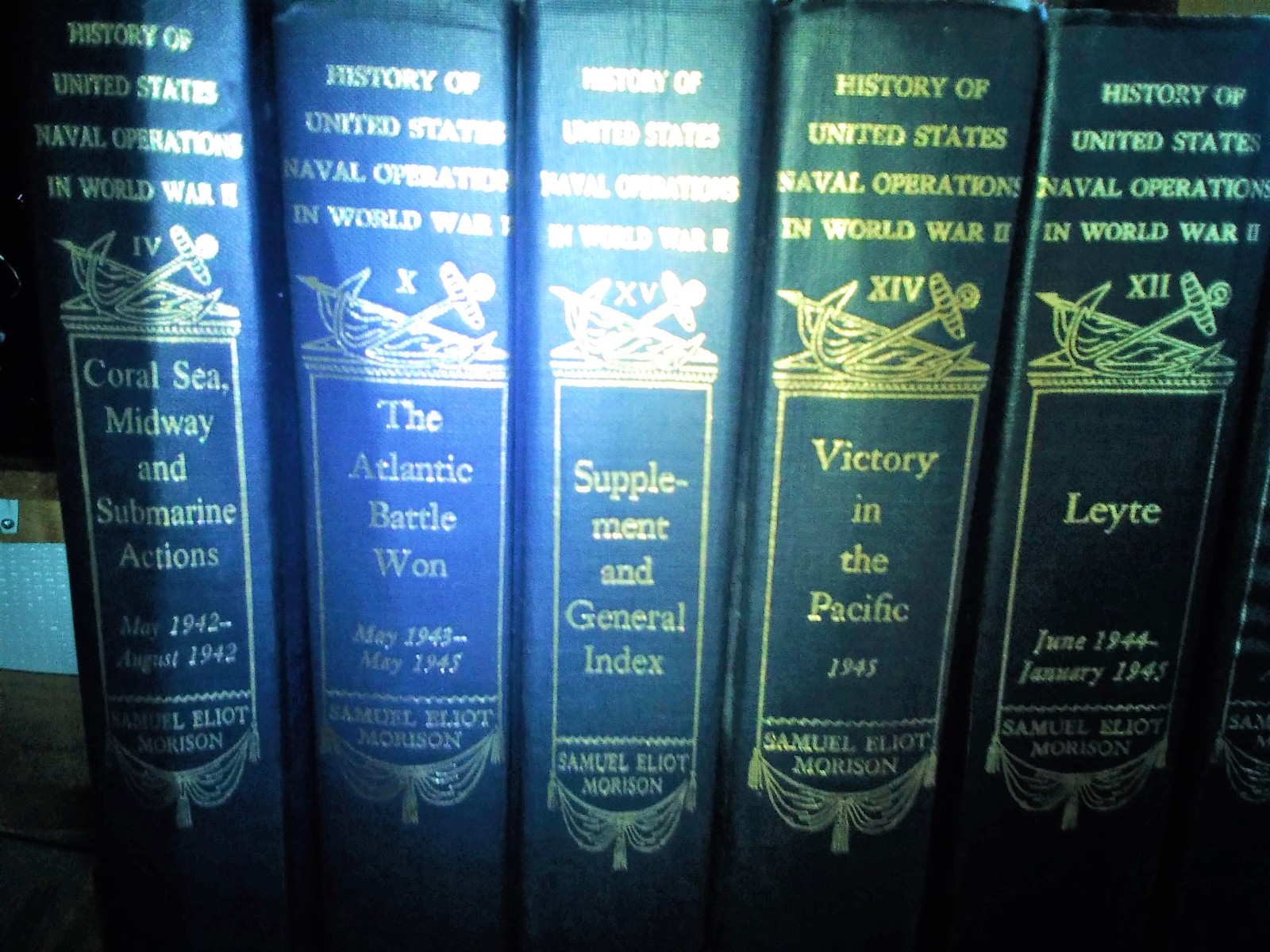 History of United States Naval Operations in World War II – Morrison 15 Vol Set