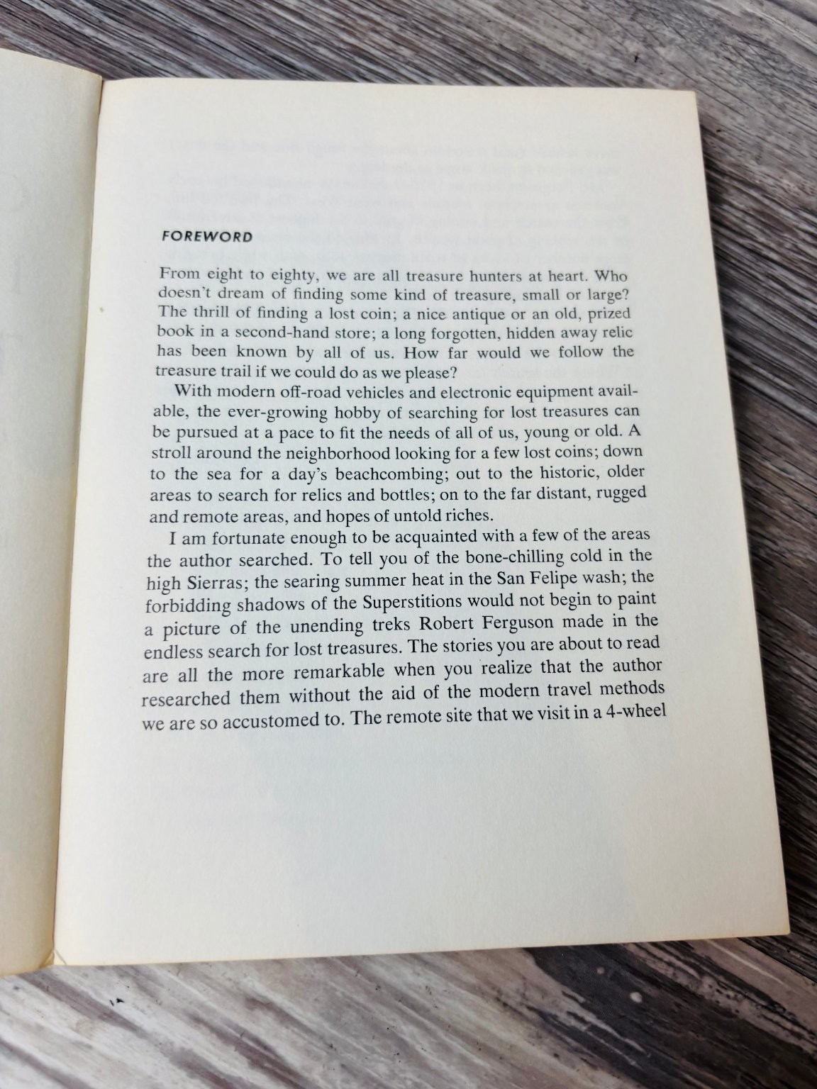 Guidebook to Lost Western Treasure Robert Ferguson 1973 Revised Ward Ritchie
