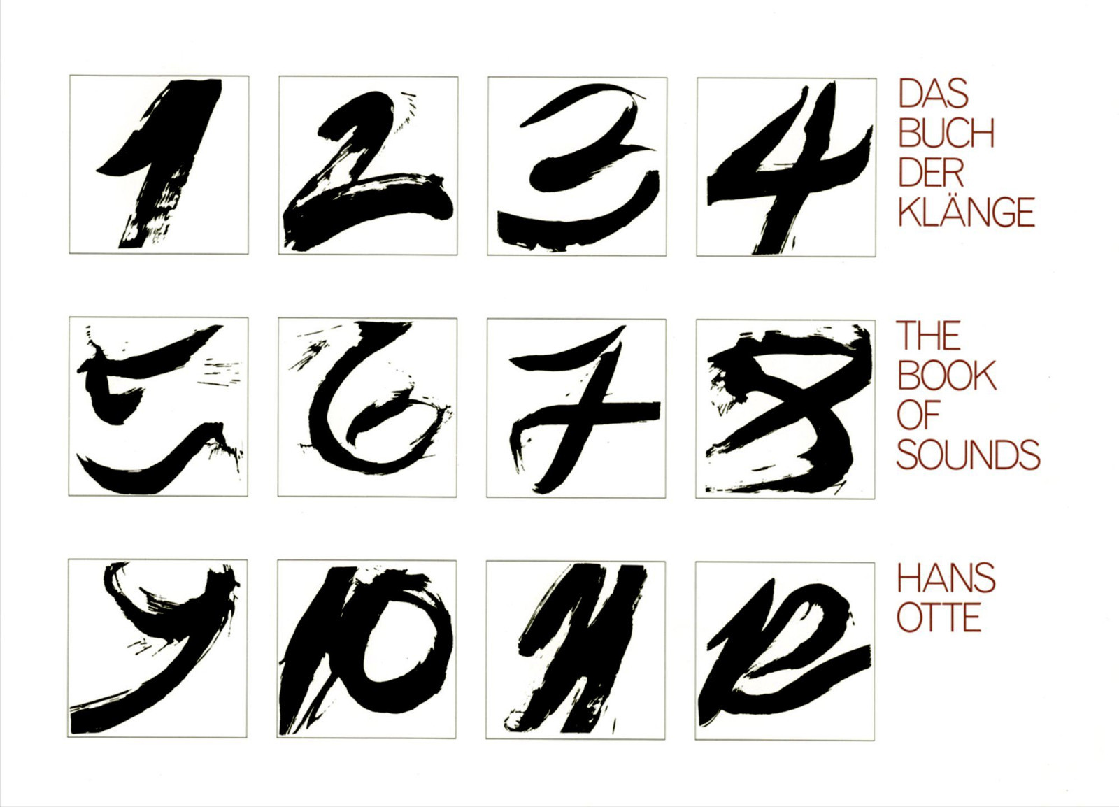 DAS BUCH DER KLÄNGE / THE BOOK OF SOUNDS – HANS OTTE (PIANO SCORE)