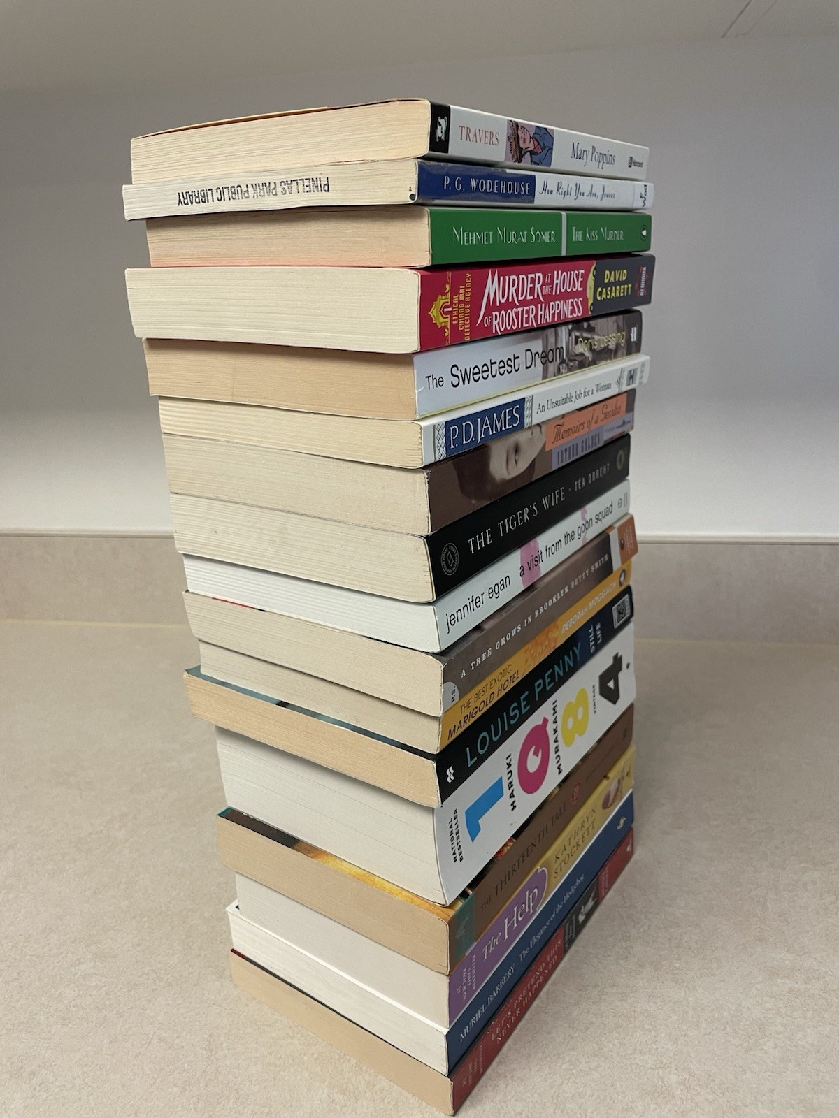 Lot Of 17 Popular Novels Contemporary Best Sellers PB 1Q84 A Visit From The Goon