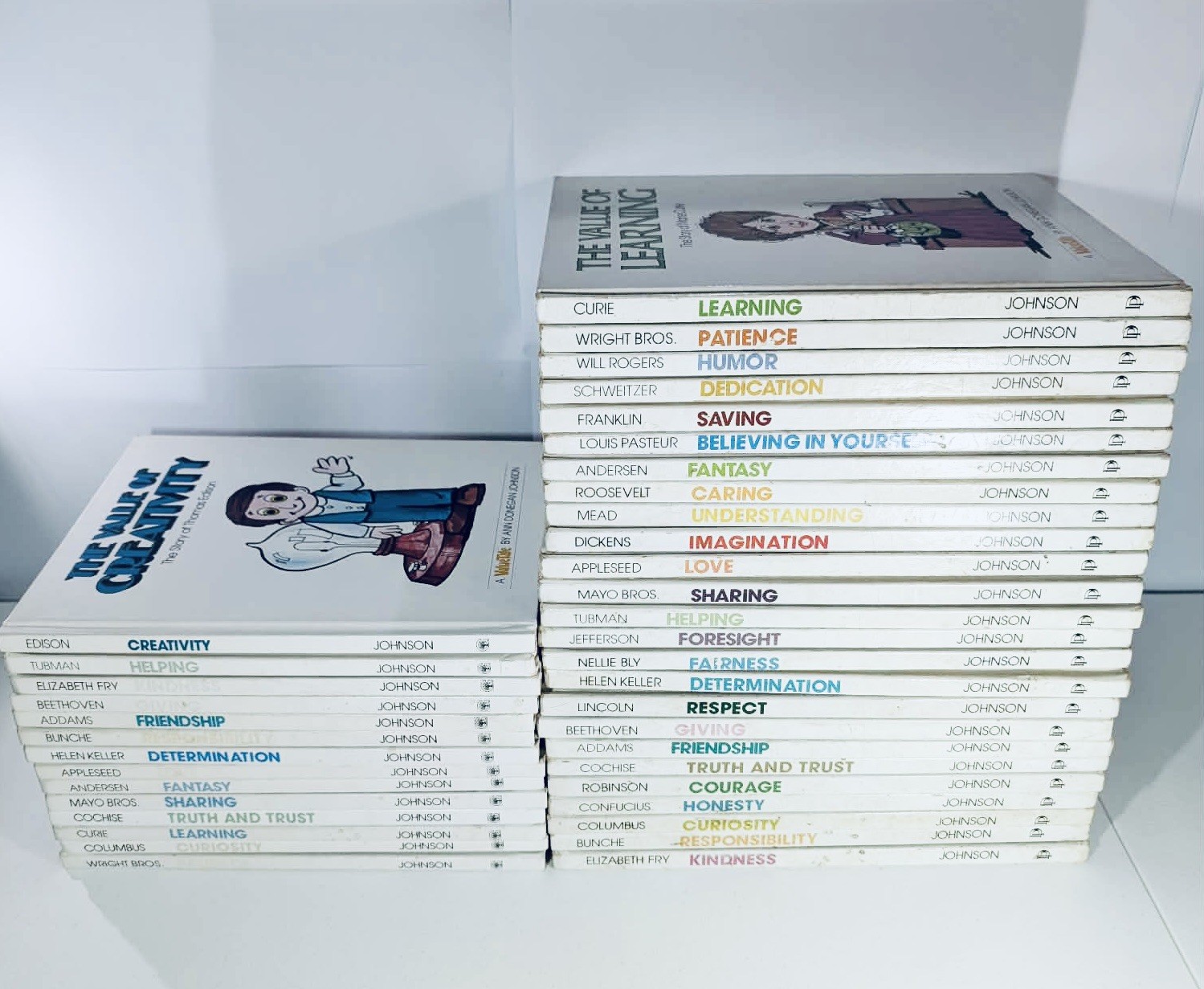 39x VALUETALES Books Hardcover Ann / Spencer Johnson Homeschool Values 70s