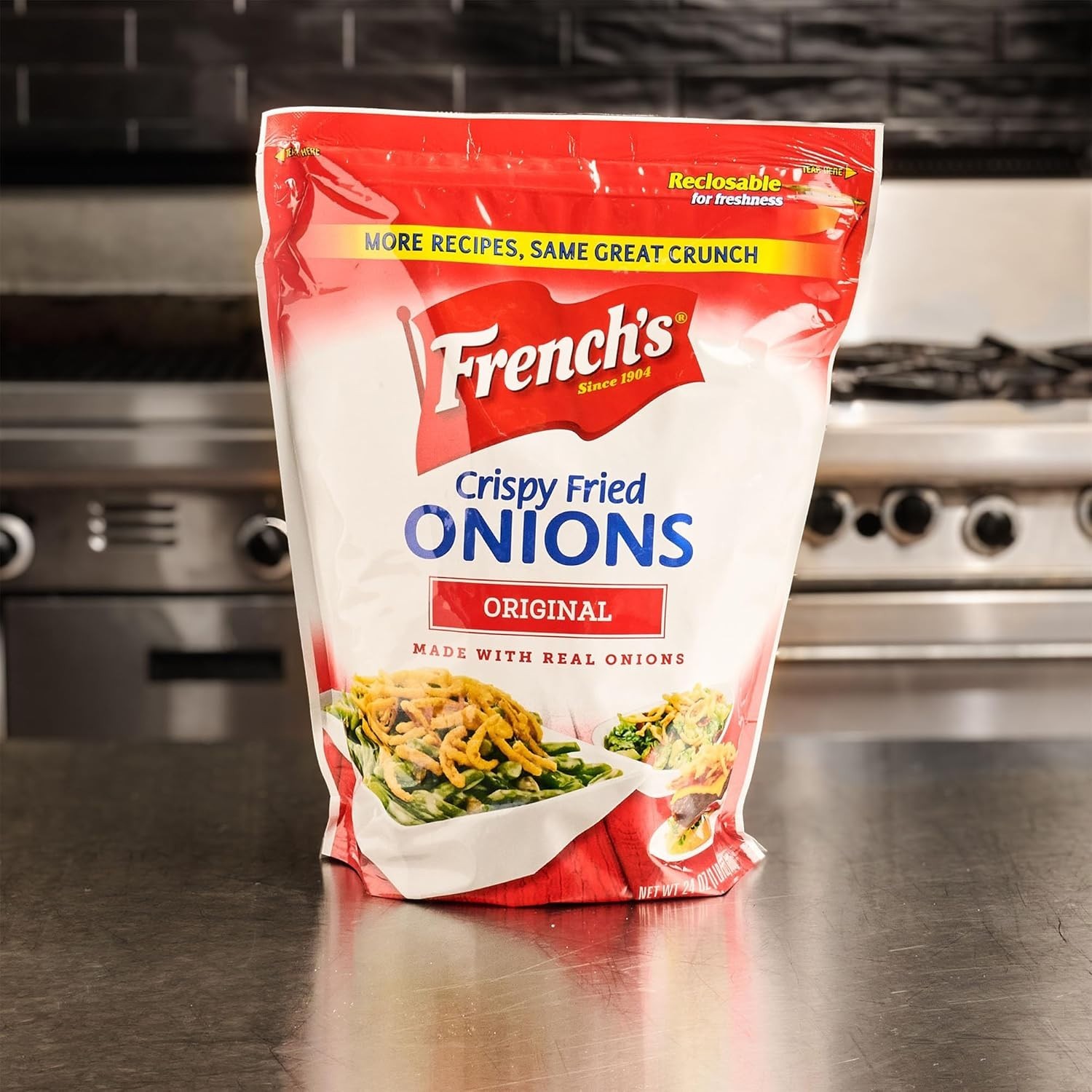 French’s Crispy Onions – 24 oz Bag for Green Bean Casseroles