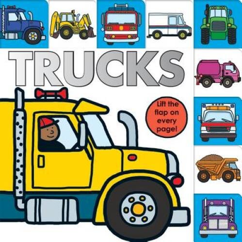 Lift-the-Flap Tab: Trucks (Lift-the-Flap Tab Books) – Board book – VERY GOOD