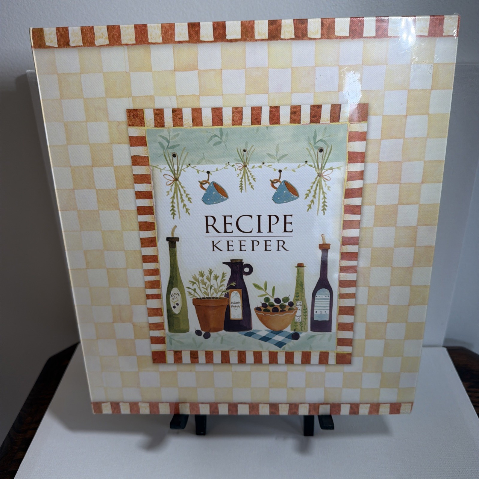 New Seasons Recipe Keeper 3 ring binder New in plastic 11 1/2” x 10”