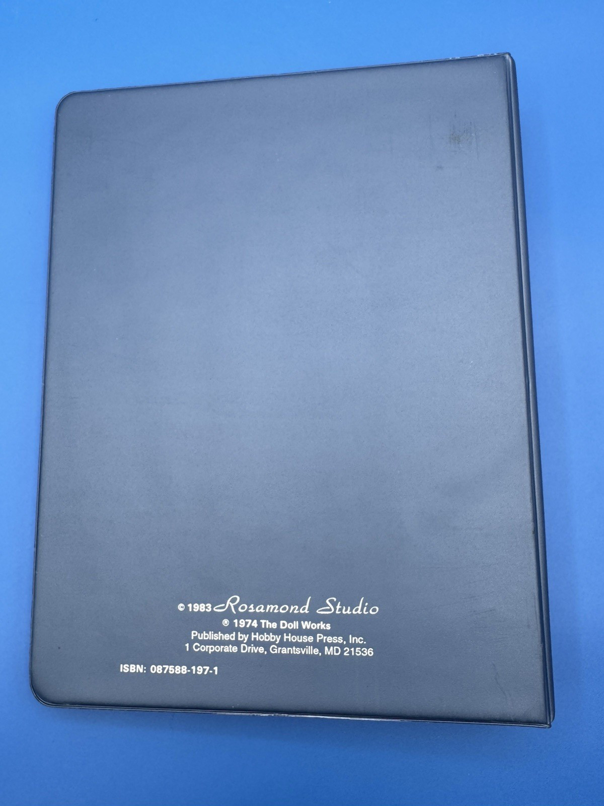 1983 Rosamond Studios DOLL RECORD BOOK Hardcover Doll List w/ Details 68 pages