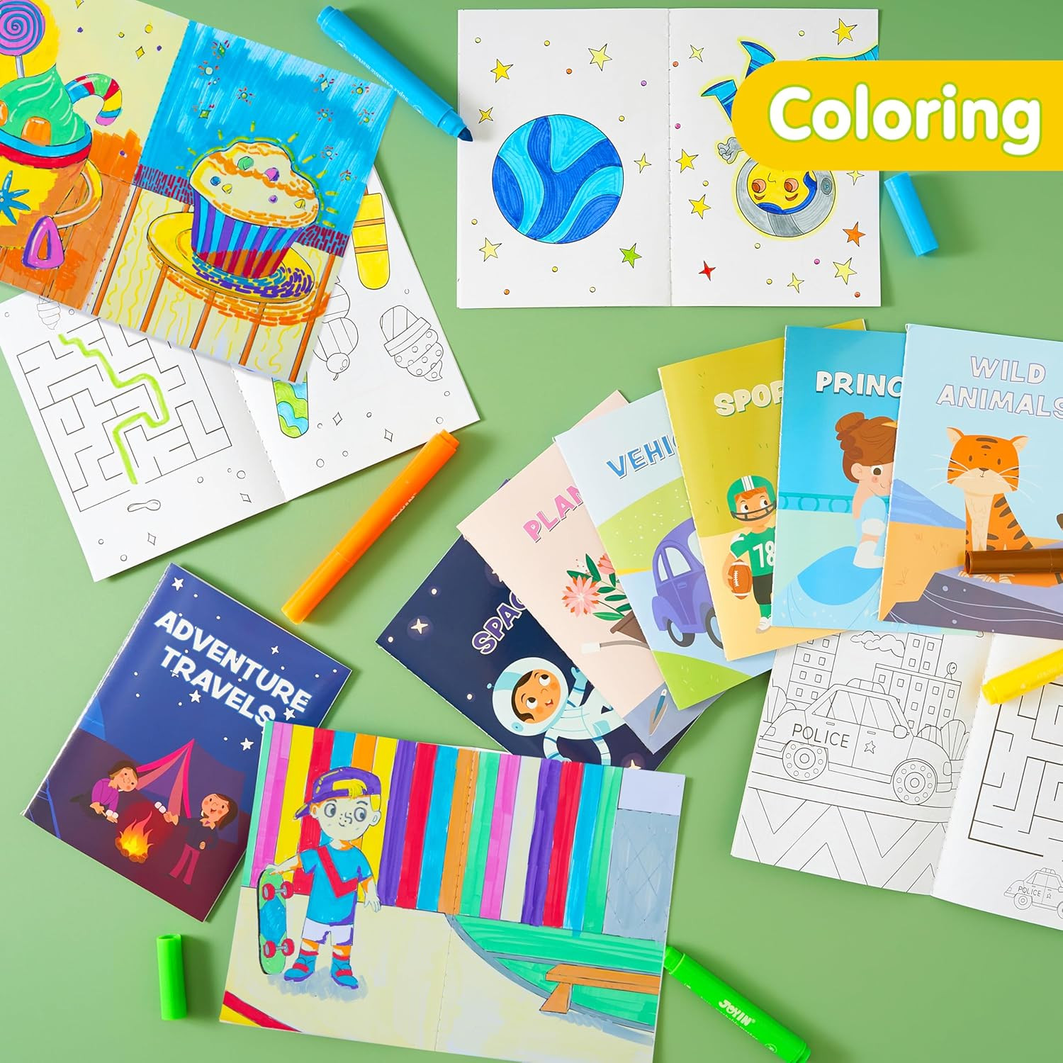 24 Pack Coloring Books For Kids Ages 4-8 Bulk Mini Coloring Book For Party Favor