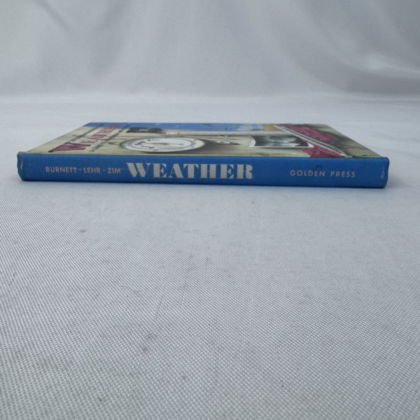 Weather – Herbert S. Zim 1965, Hardback Book Golden Science Guide 301 Color