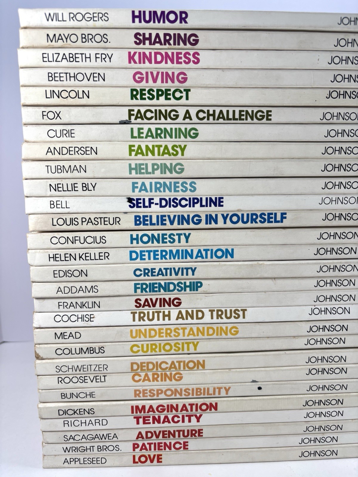 LOT OF 28 The Value of ValueTale Books Ann/Spencer Johnson Homeschooling HC Set