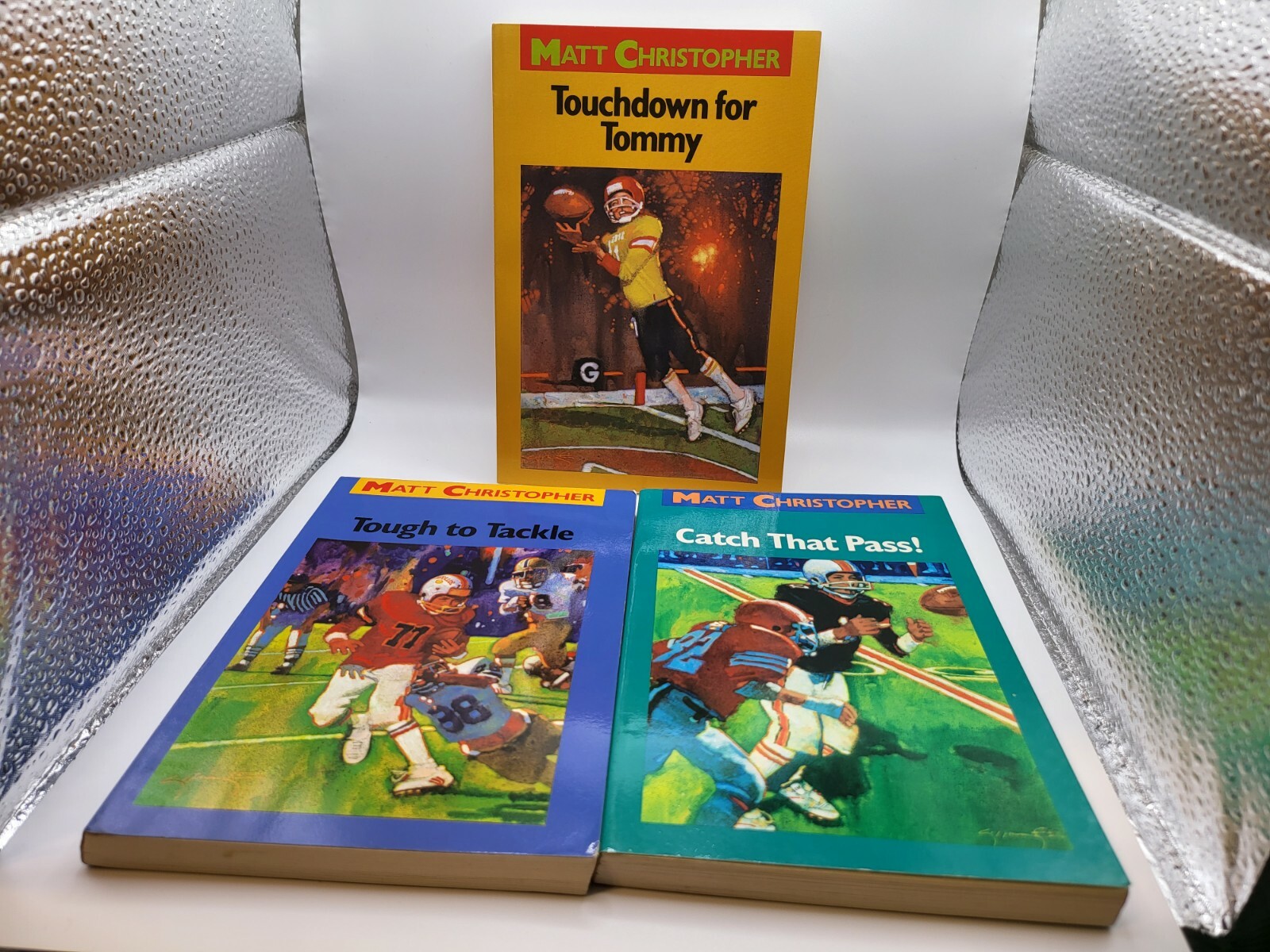 Little Brown Football 3 book set softback Matt Christopher Sports Classics