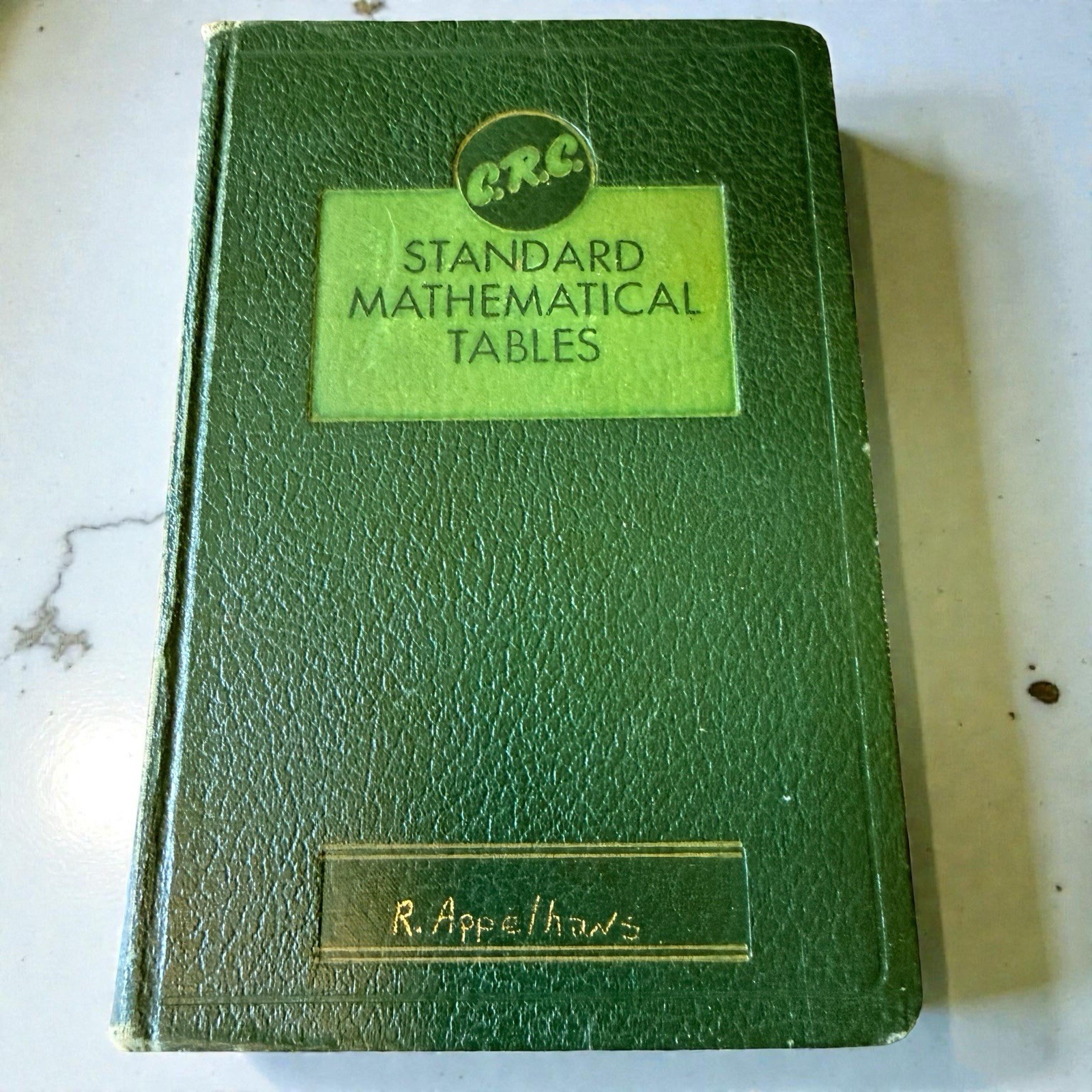 CRC Standard Mathematical Tables 12th Edition 1962 Chemical Rubber HC