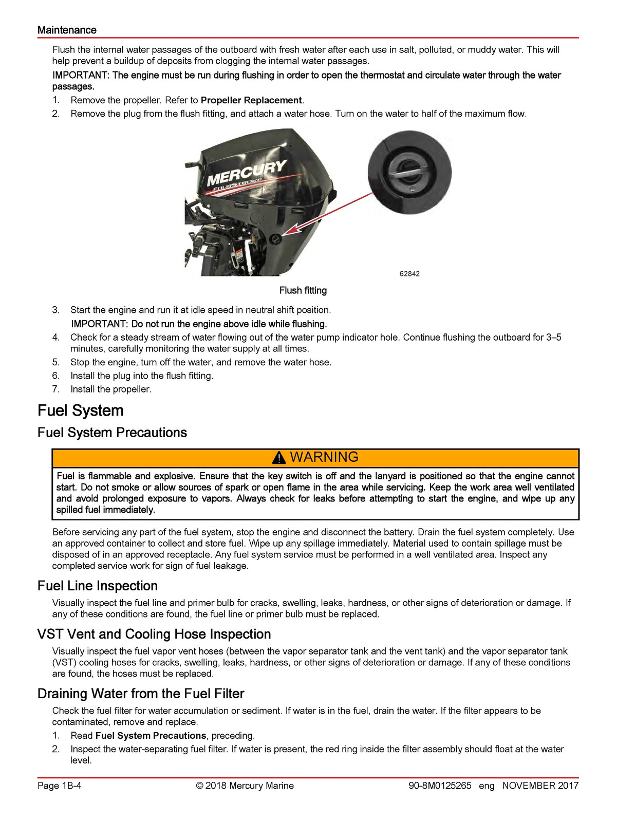MERCURY MARINE 15 20 EFI FourStroke Outboard Service Manual 2018, FOLDOUTS