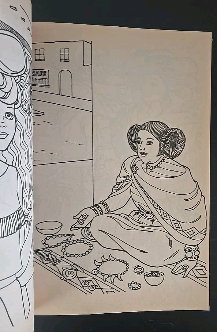 Vintage 1990 Mattel BARBIE Coloring Book A TRIP TO SANTA FE Golden # 1218-5 NOS