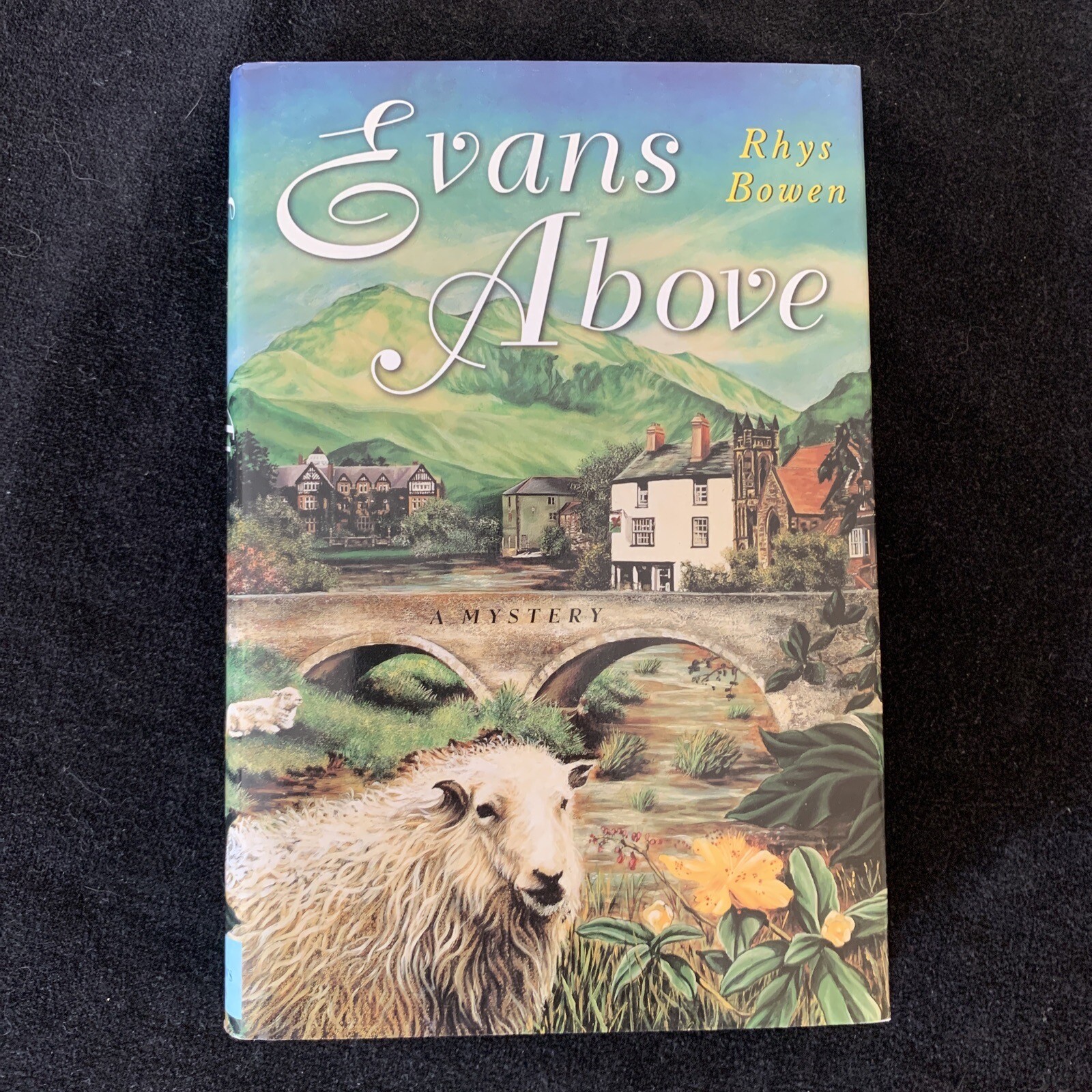 Signed, 1st ed, 2nd print! Evans Above by Bowen, Rhys 1997 HCDJ Unread Like new