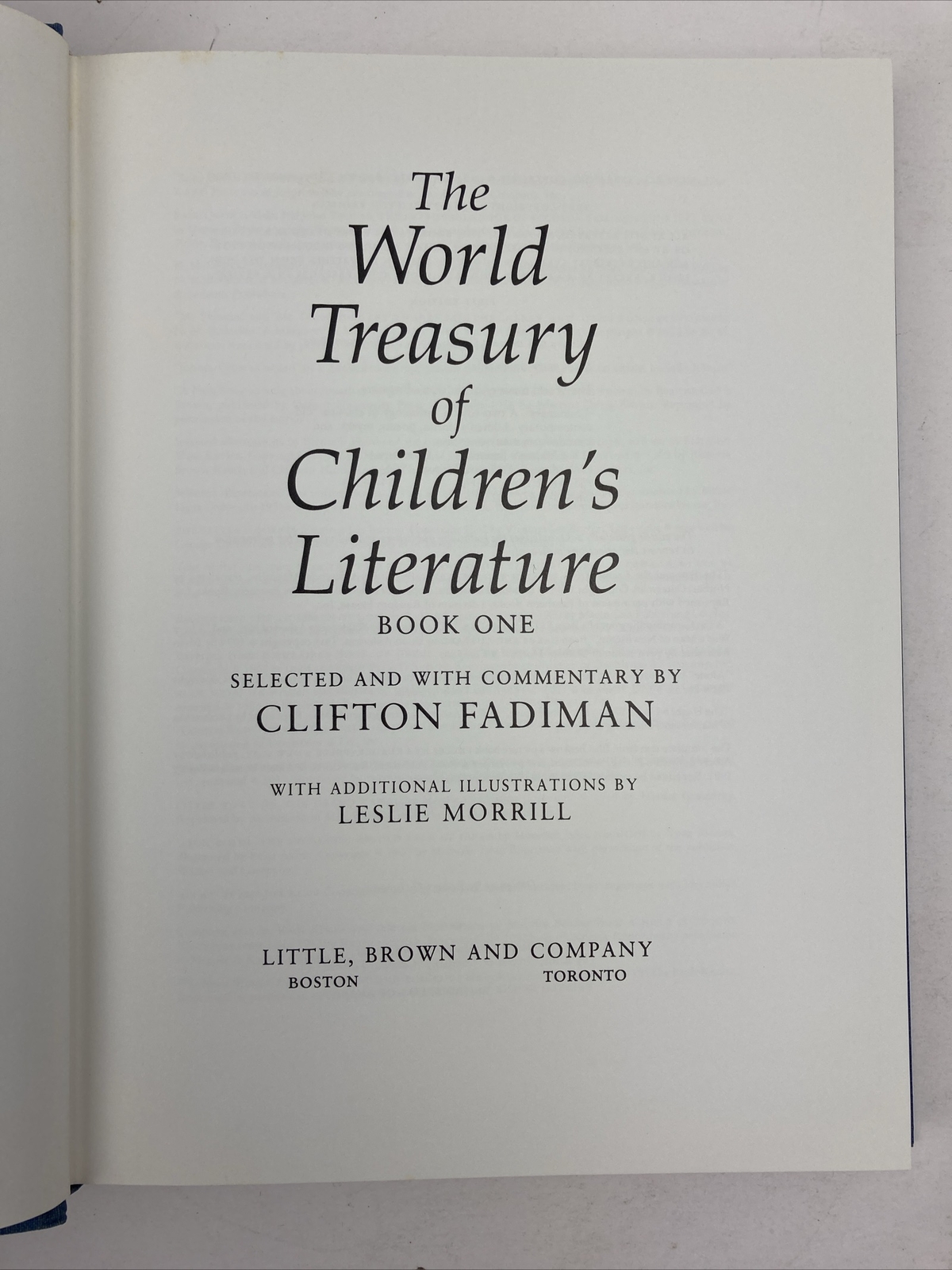 The World Treasury of Children’s Literature Box Set 1 & 2, Fadiman, Hardcover