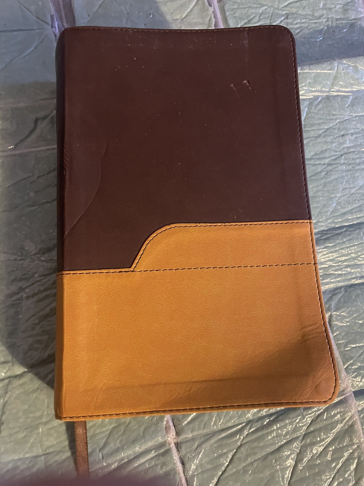 NIV Bible Large Print DuoTone Leather Soft