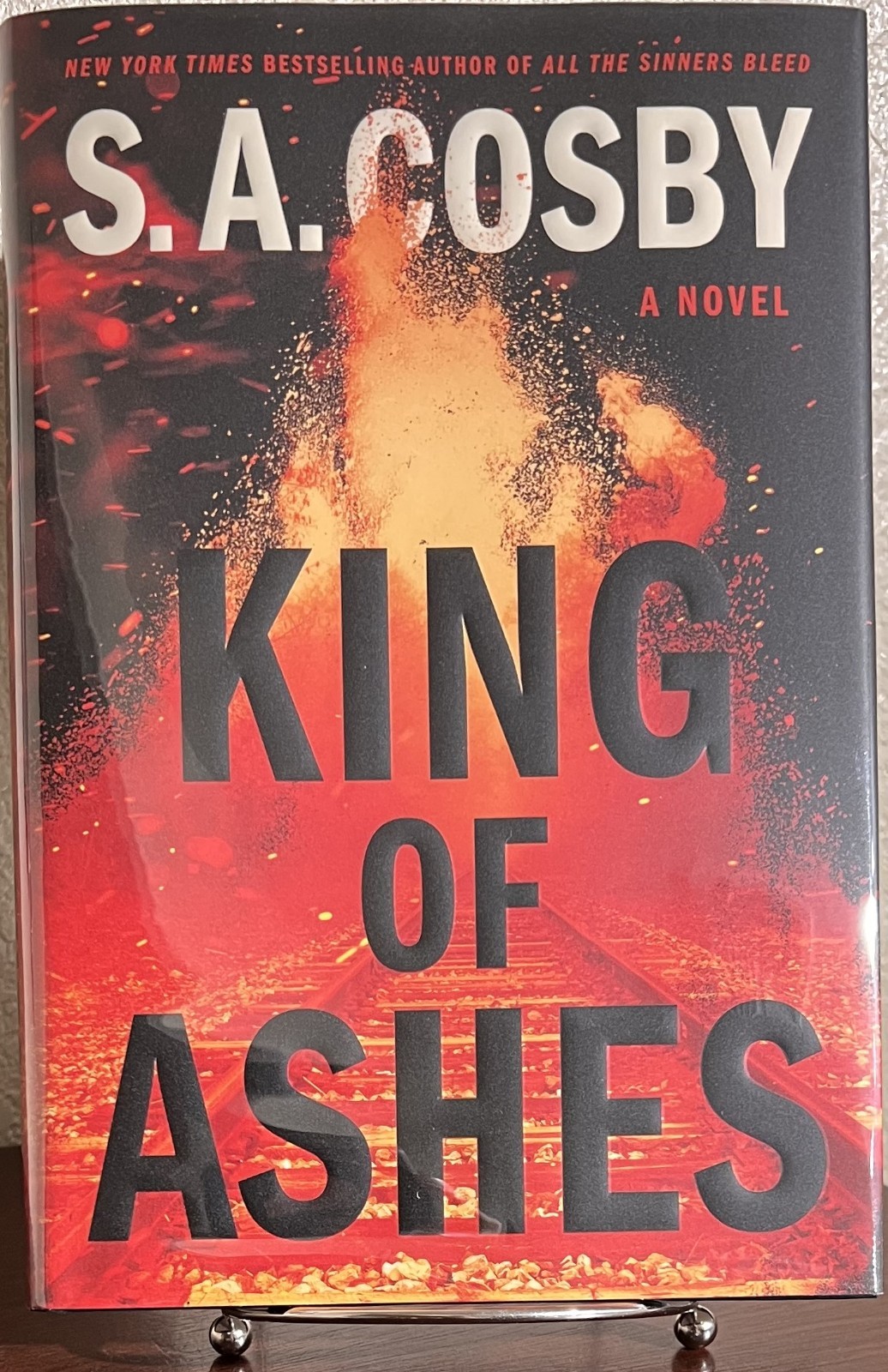 SIGNED ~ KING OF ASHES : A Novel by S. A. Cosby (2025, Hardcover) 1st/1st