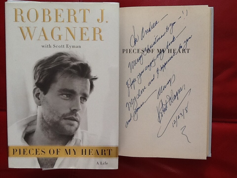 Robert Wagner SIGNED Autobio Movie TV Actor Natalie Stanwyck McQueen Hart HC/DJ