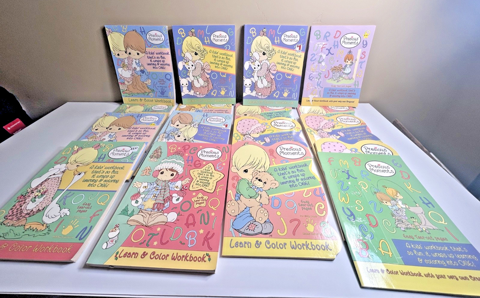 NEW Vintage Lot of 17 Precious Moments Coloring Activity Books Book UNUSED ++