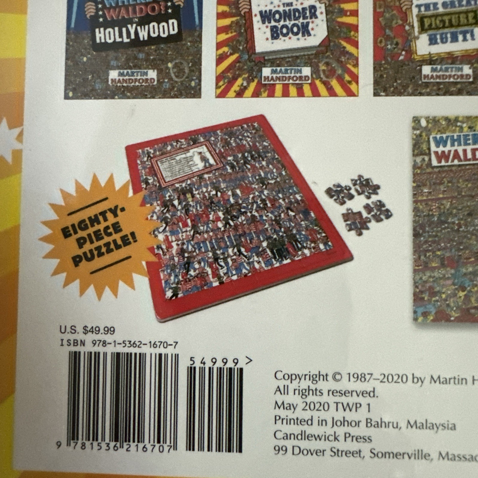 WHERE’S WALDO? THE SUPER SIX! Martin Handford 6 Books, Poster, 80 Pc Puzzle NEW