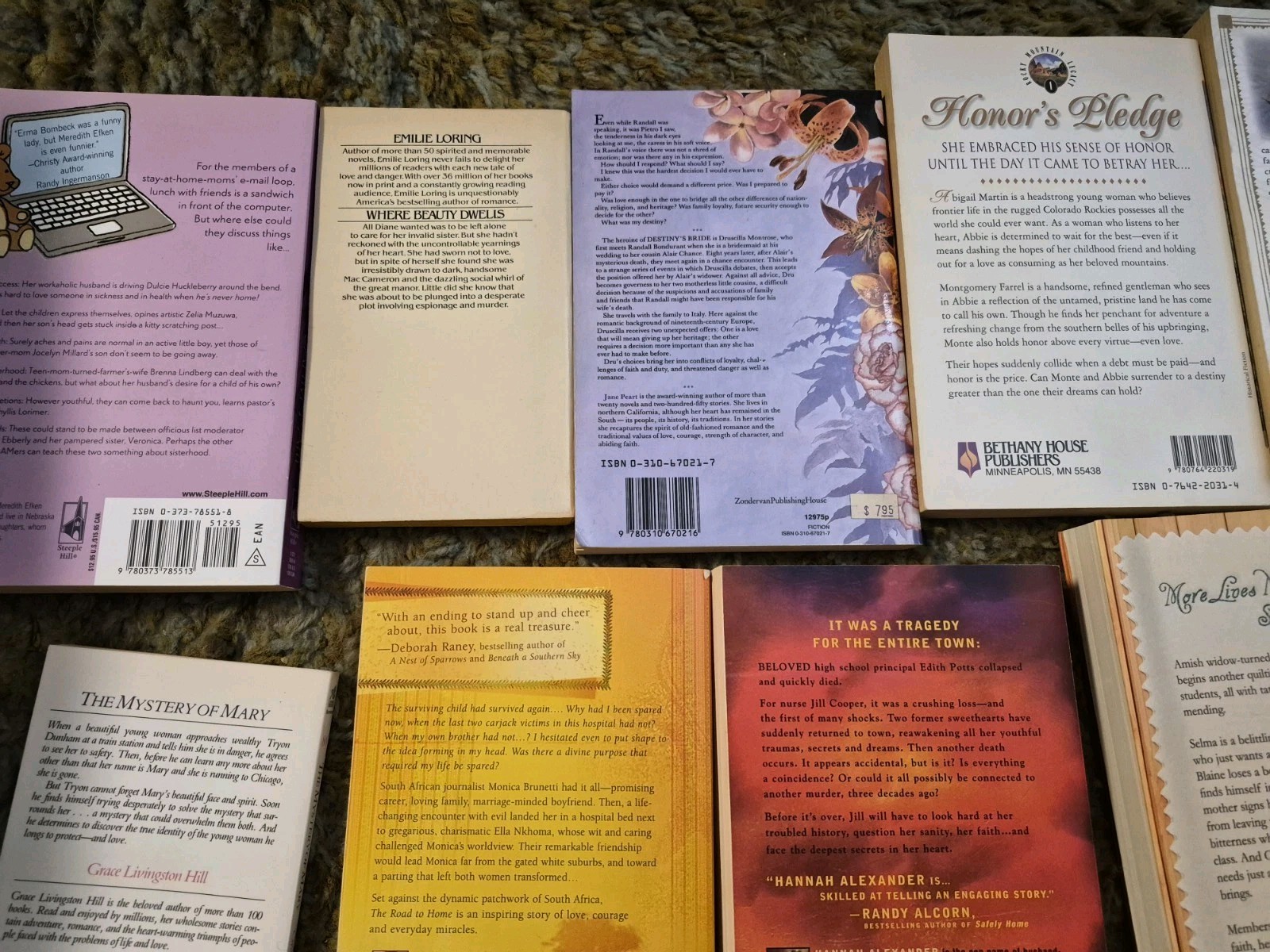 LOVE INSPIRED ROMANCE PAPERBACK BOOKS MISC ROMANCE TITLES LOT OF 22