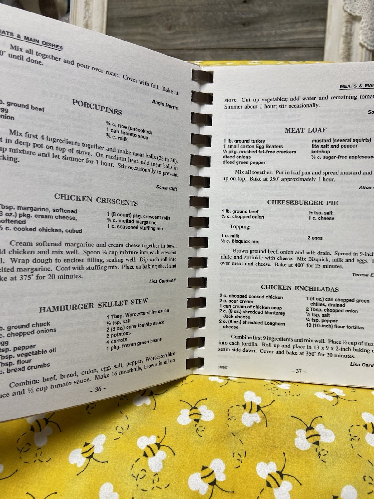 Cherished Recipes:Fairview Baptist Church Cookbook 1996 Grannycore