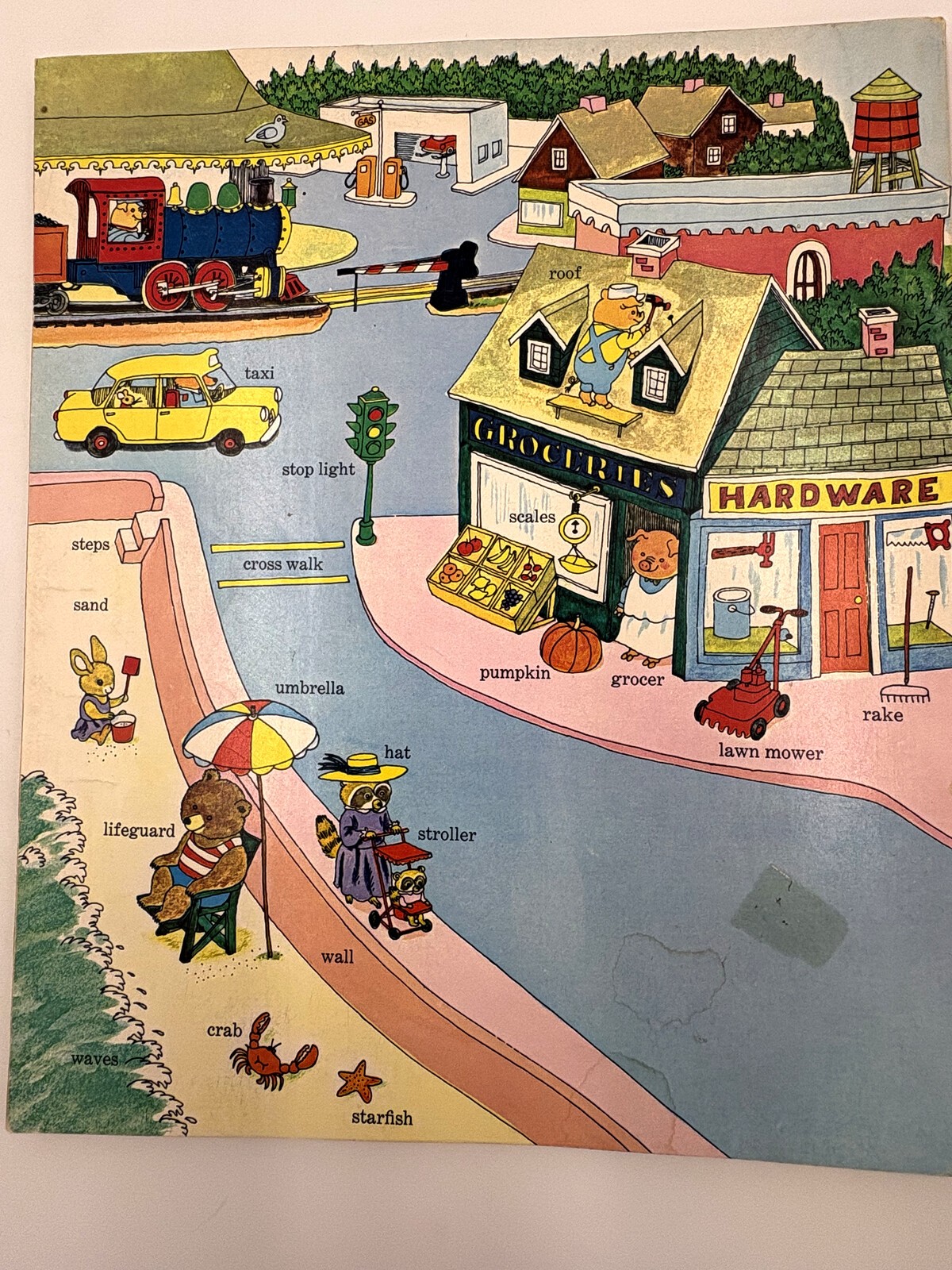 Richard Scarry’s Best Word Book Ever 1963 Book Club Paperback
