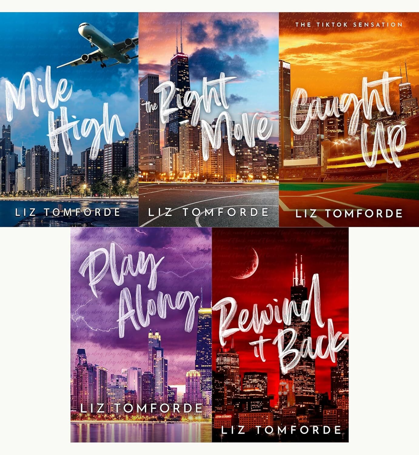 Windy City Series 5 bookset Play Along Caught Up Right Move Mile High Rewind it