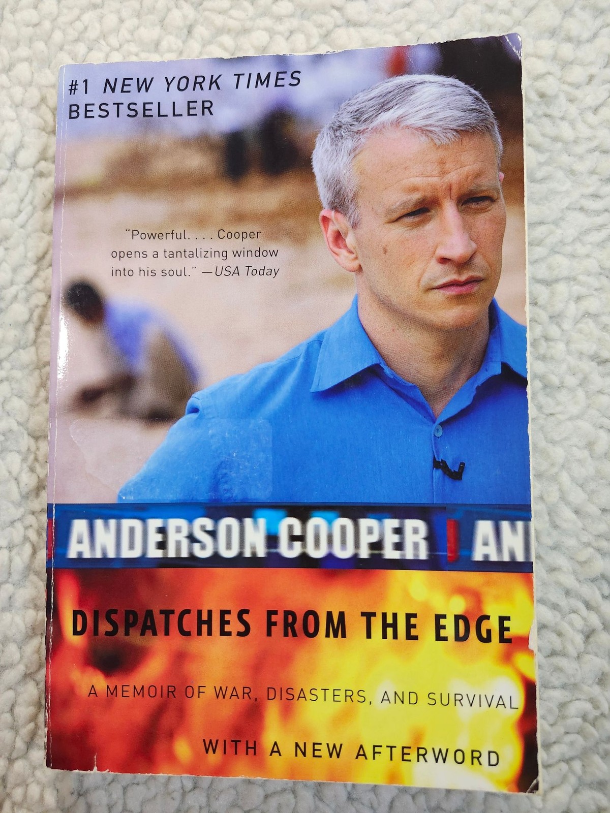 Anderson Cooper Dispatches From The Edge Paperback Memoir Harper 2007 Used PB