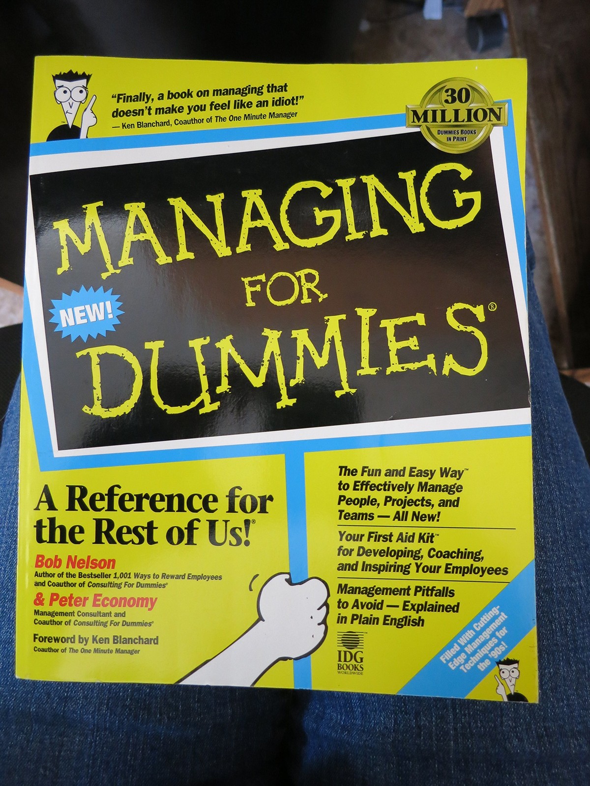 Managing For Dummies – paperback Economy, Peter|Nelson, Bob
