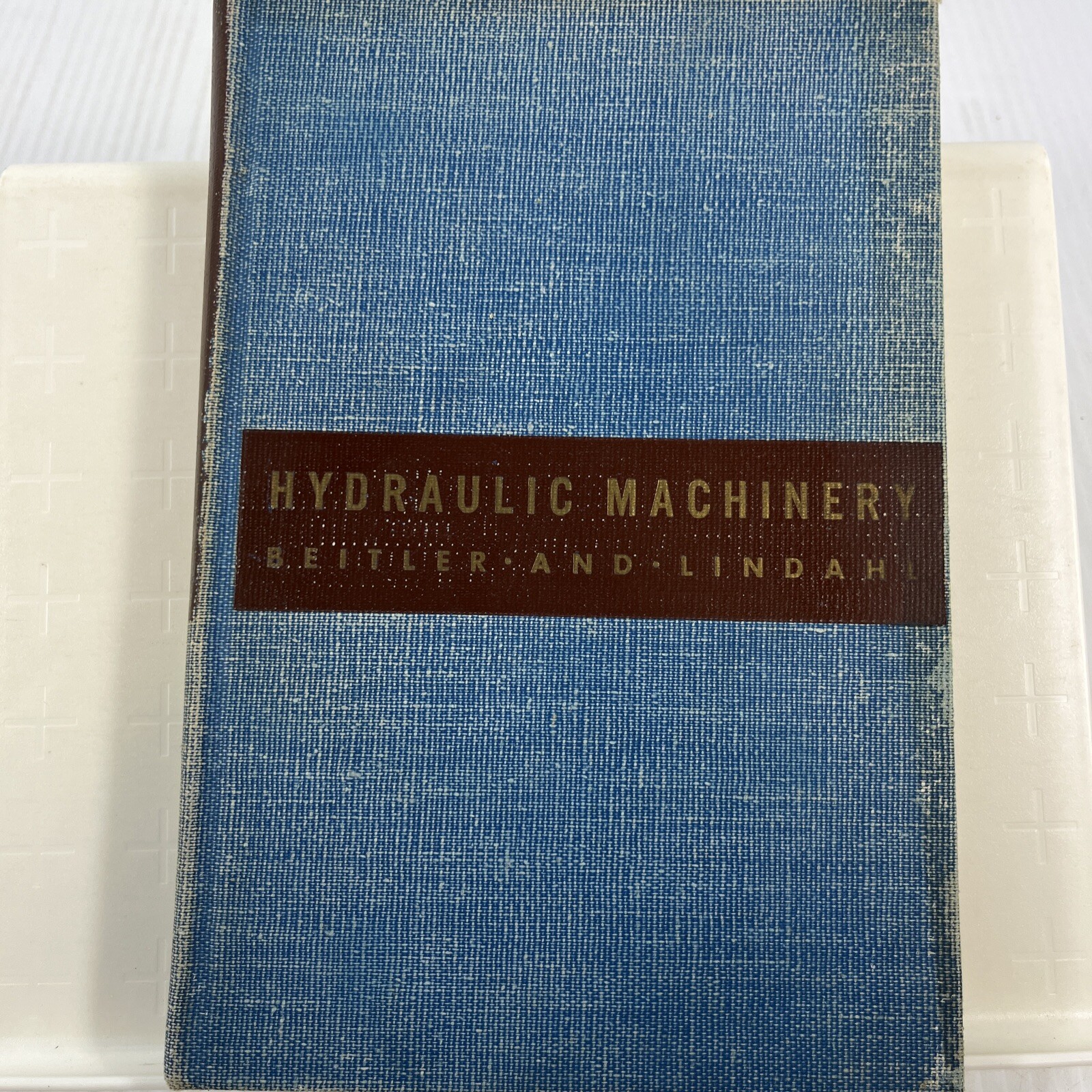 Hydraulic Machinery 1947 Vintage Book Hardcover Lindatil