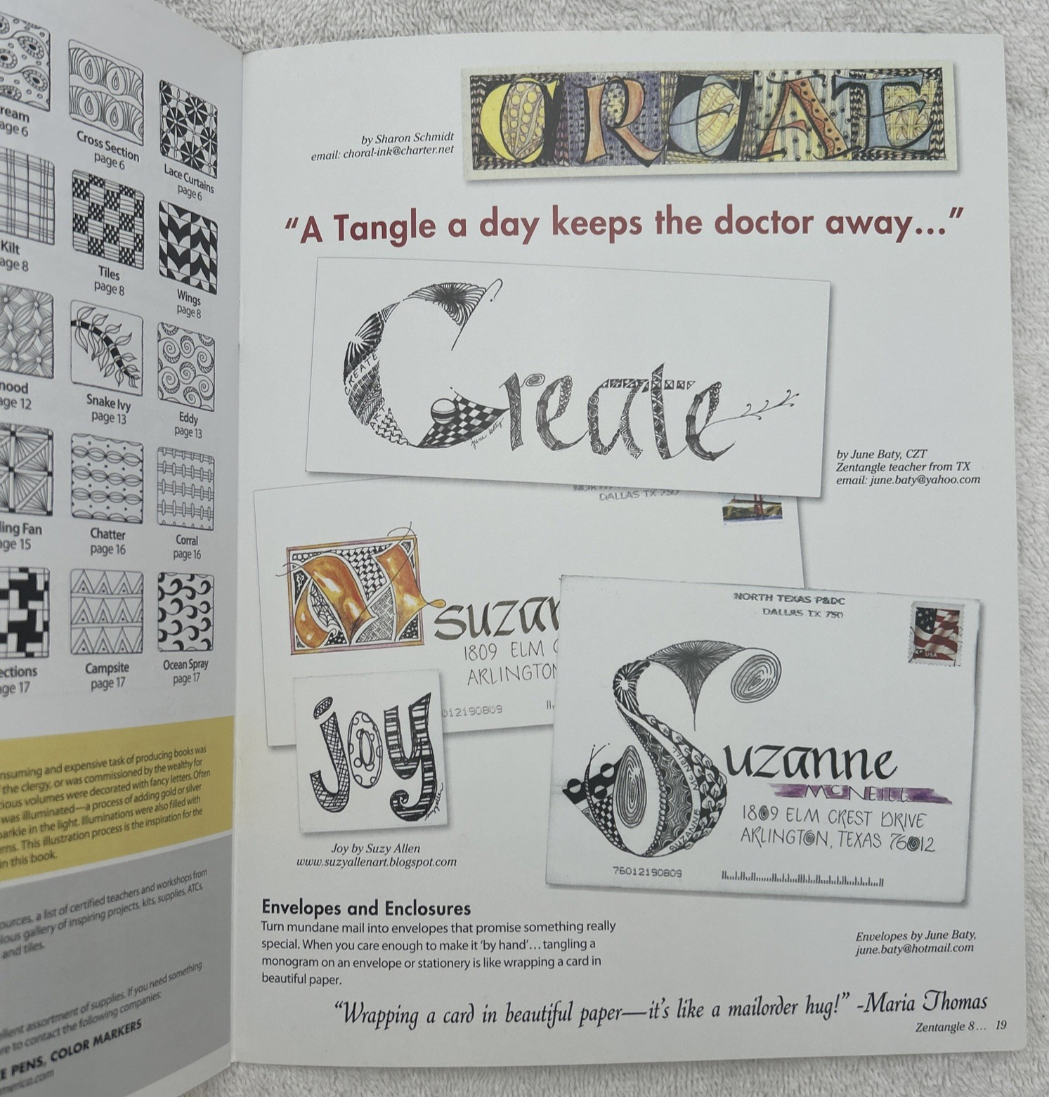 Suzanne McNeill Lot of 6 Zentangle Book 3 4 5 6 7 8 Design Originals Art Drawing