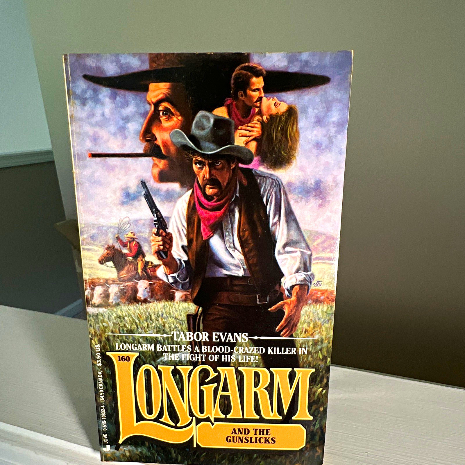 Tabor Evans Longarm: Longarm and the Gunslicks PB Mass Market Jove 1991