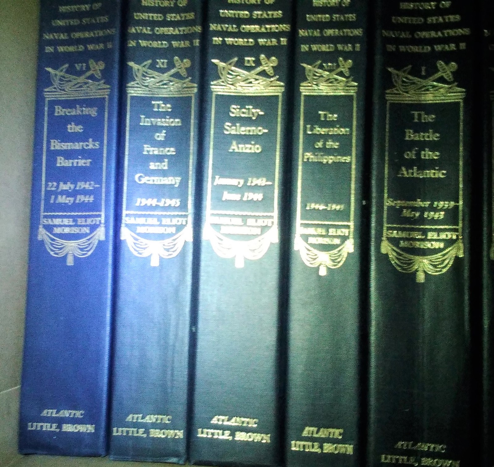 History of United States Naval Operations in World War II – Morrison 15 Vol Set