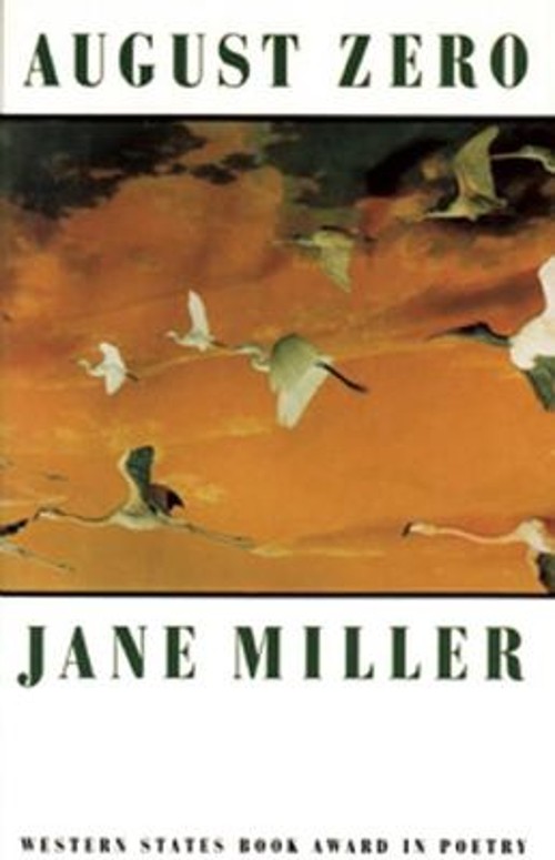 August Zero Hardcover Jane Miller
