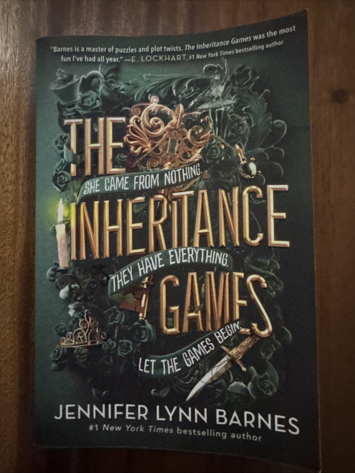 Inheritance Games by Jennifer Lynn Barnes (2021, Trade Paperback)