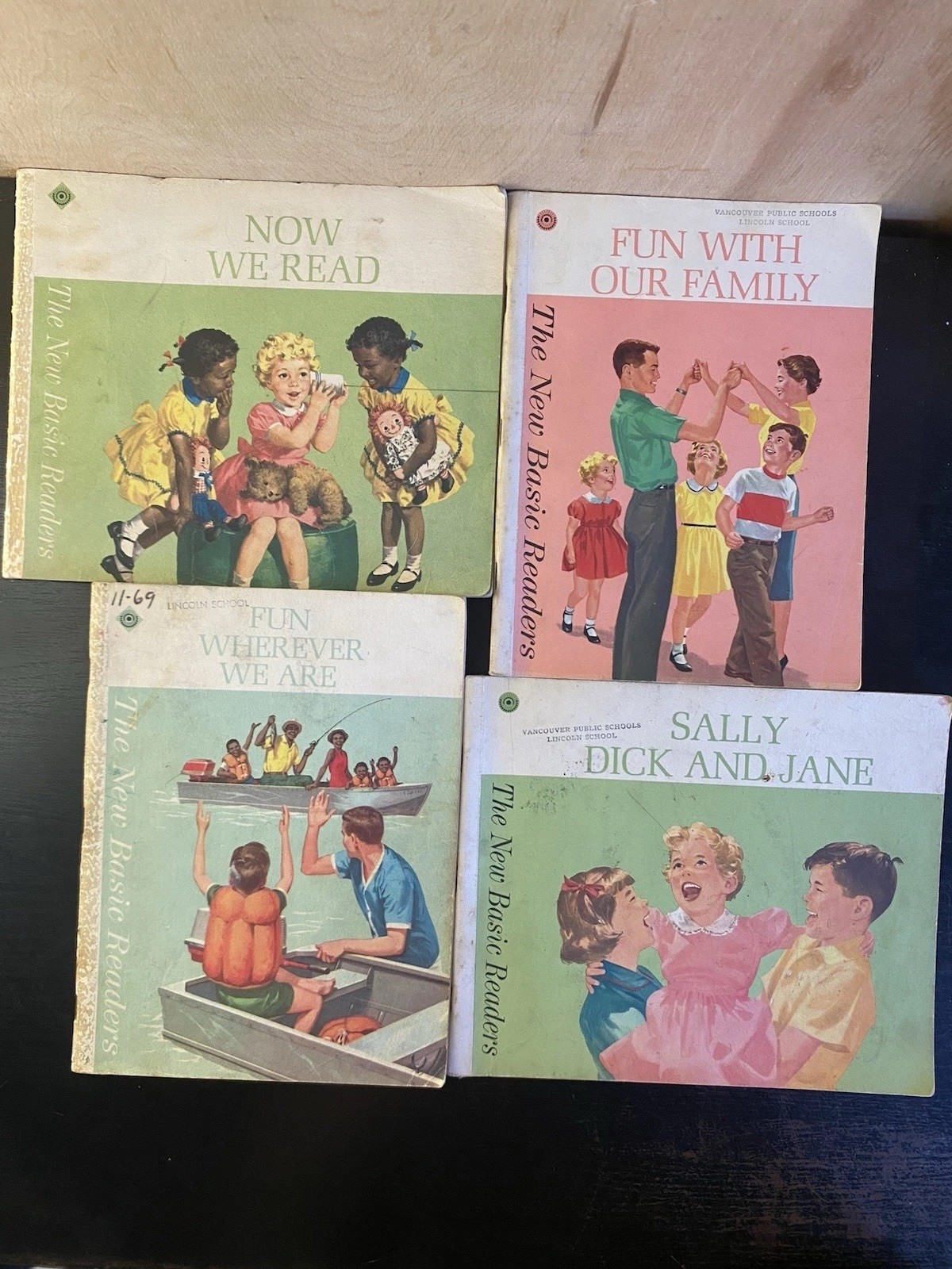 Now We Read, Fun With Our Family, Sally, Dick And Jane + Fun Wherever We Are