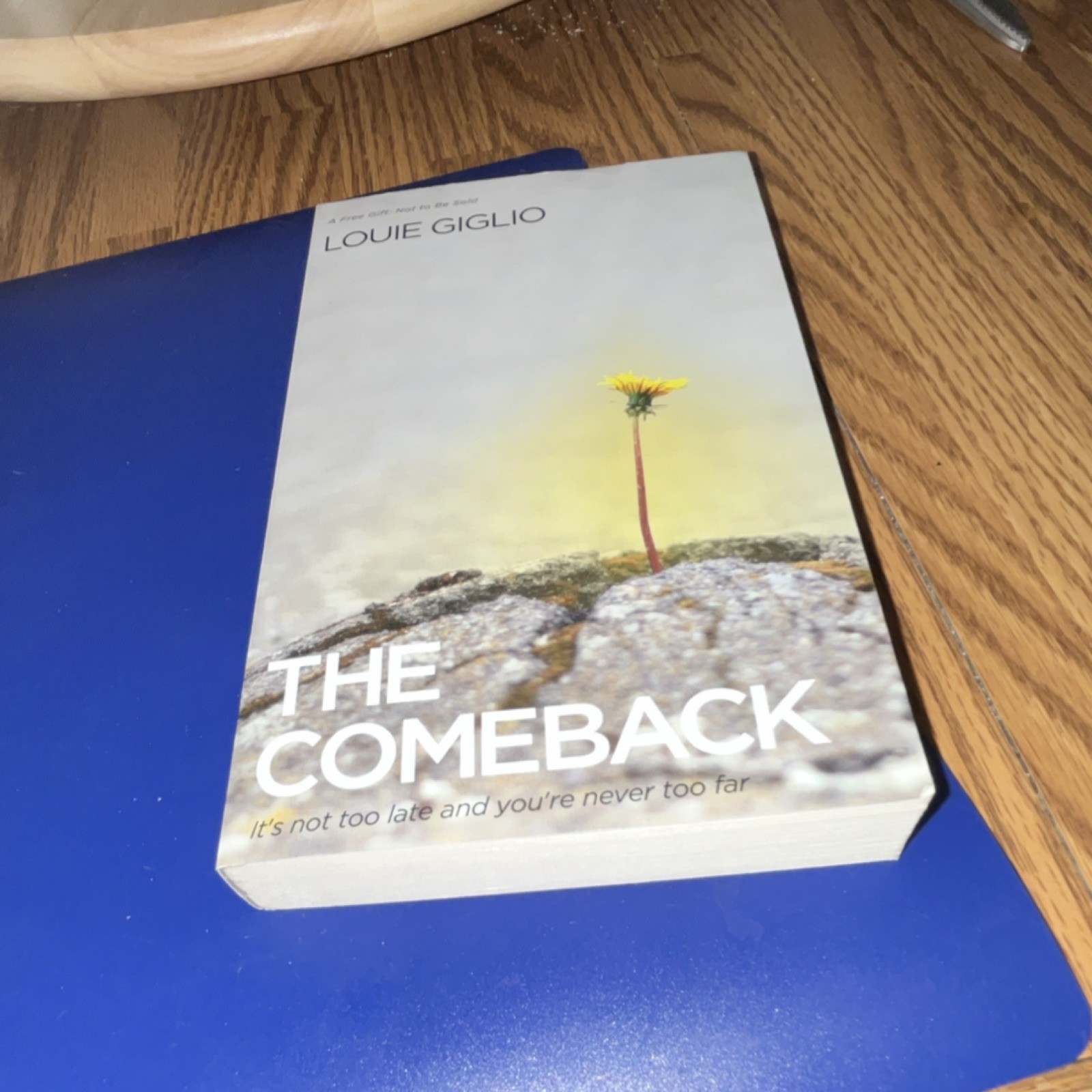 The Comeback by Louie Giglio Paperback Christian Life Spiritual Growth