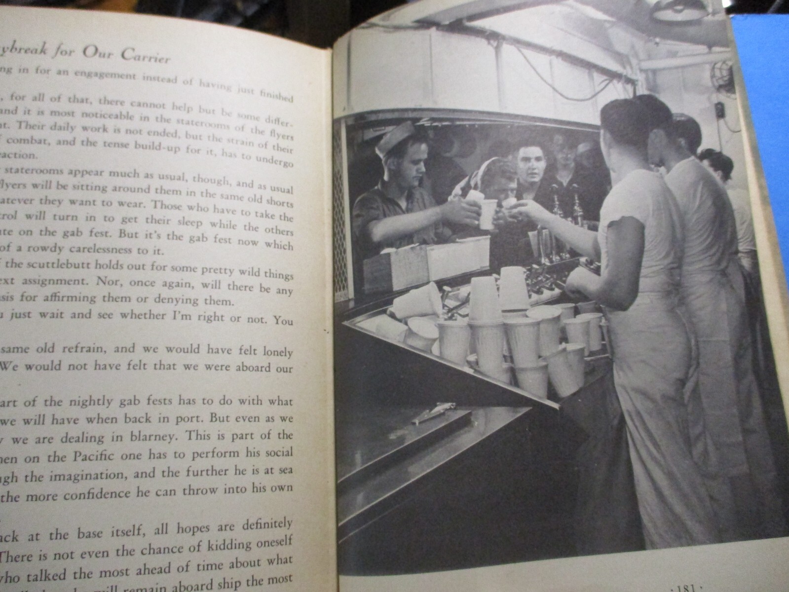 Daybreak for Our Carrier by Lt. Max Miller 1944 HC First Edition WWII