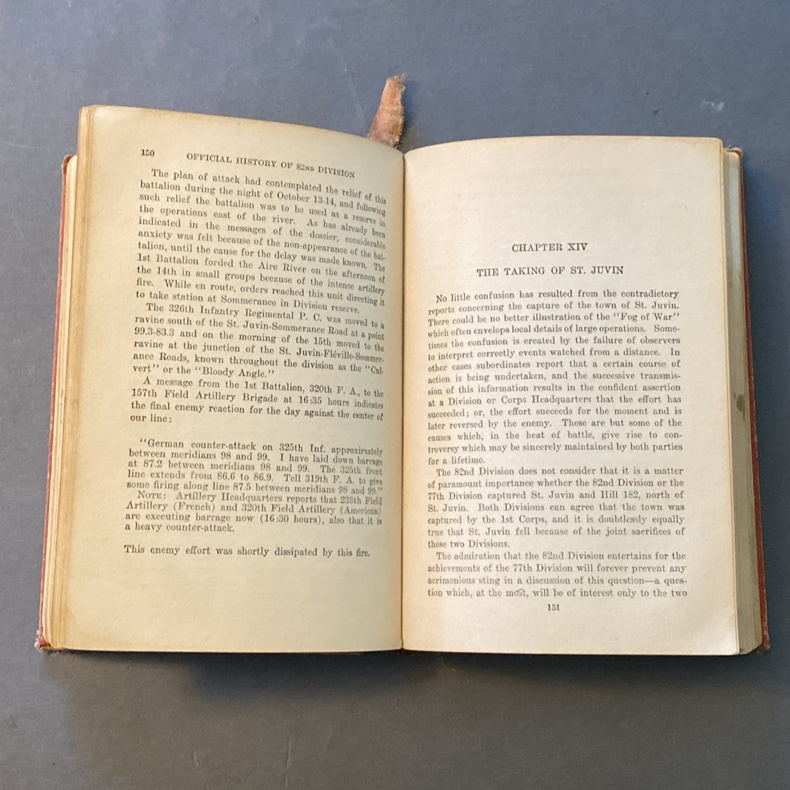 Official History of the 82nd Division AEF 1917-1919 Book WW1 Antique