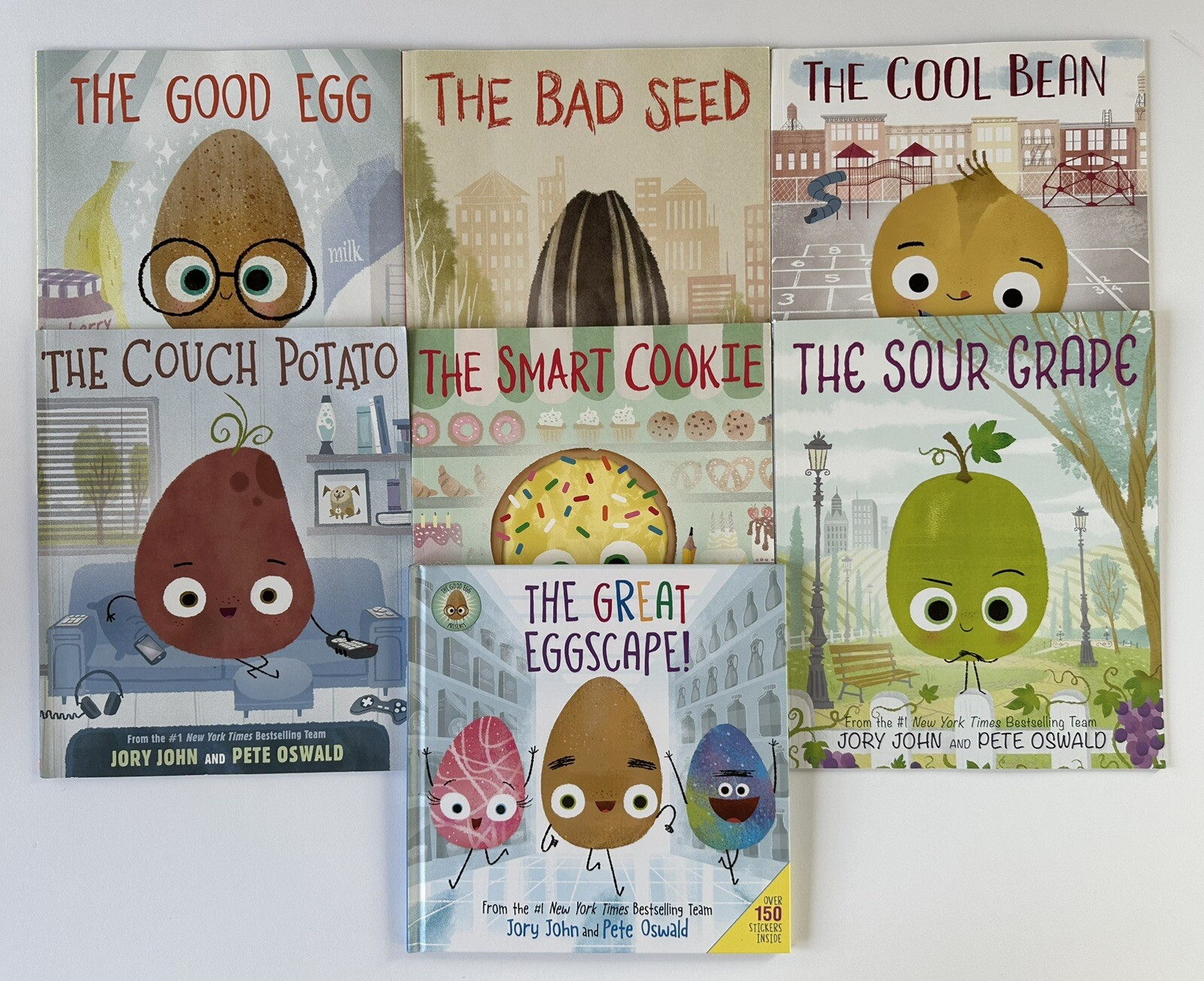 The Food Group Children’s Book Set by Jory John Collection Lot 7