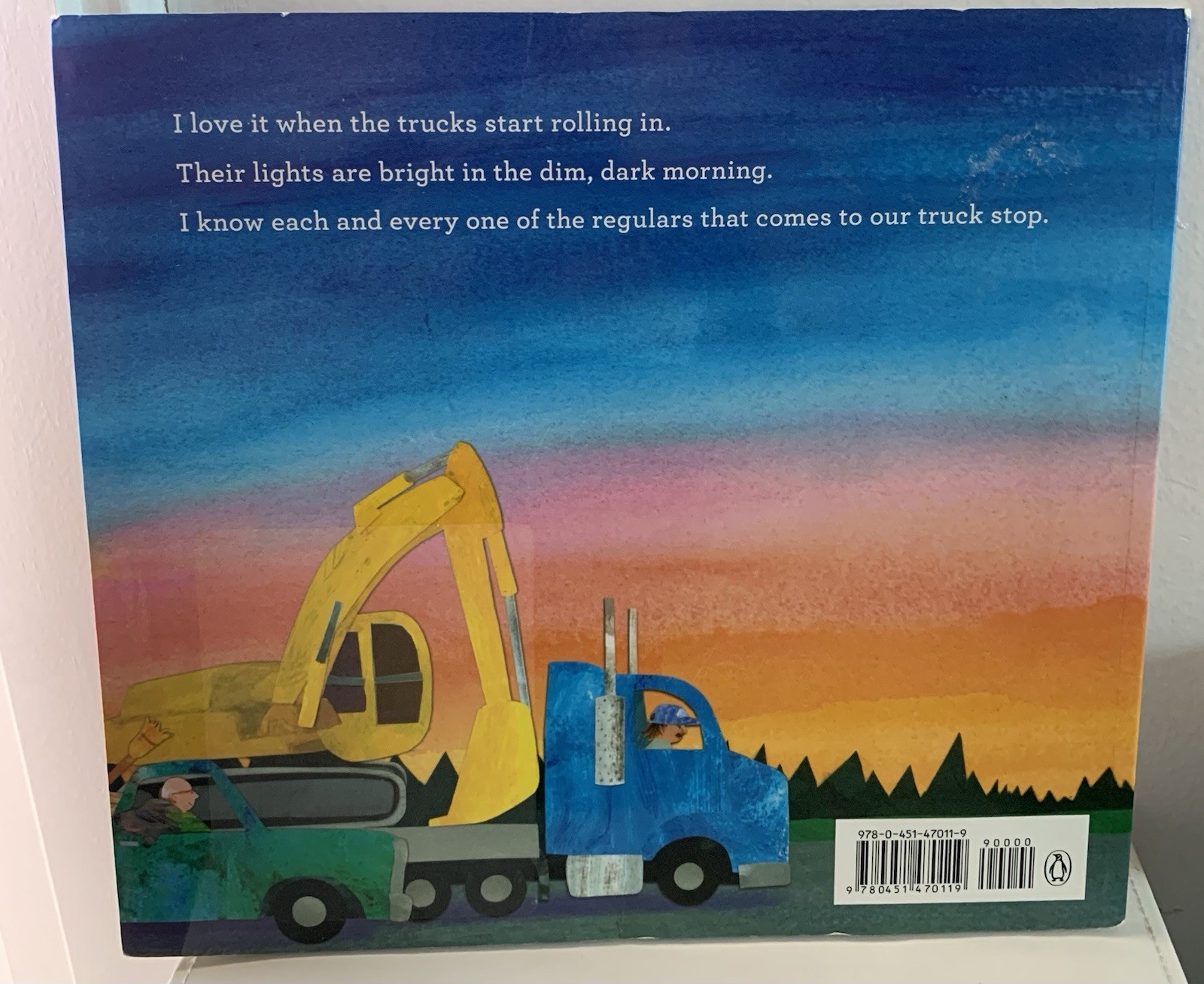 Truck Stop by Anne Rockwell Hardcover Ages 4-8 Illustrated Melissa Iwai