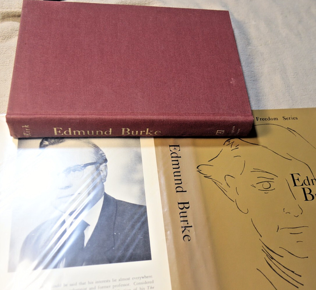 Edmund Burke: A Genius Reconsidered by Russell Kirk – 1st Edition 1967 HC/DJ VG