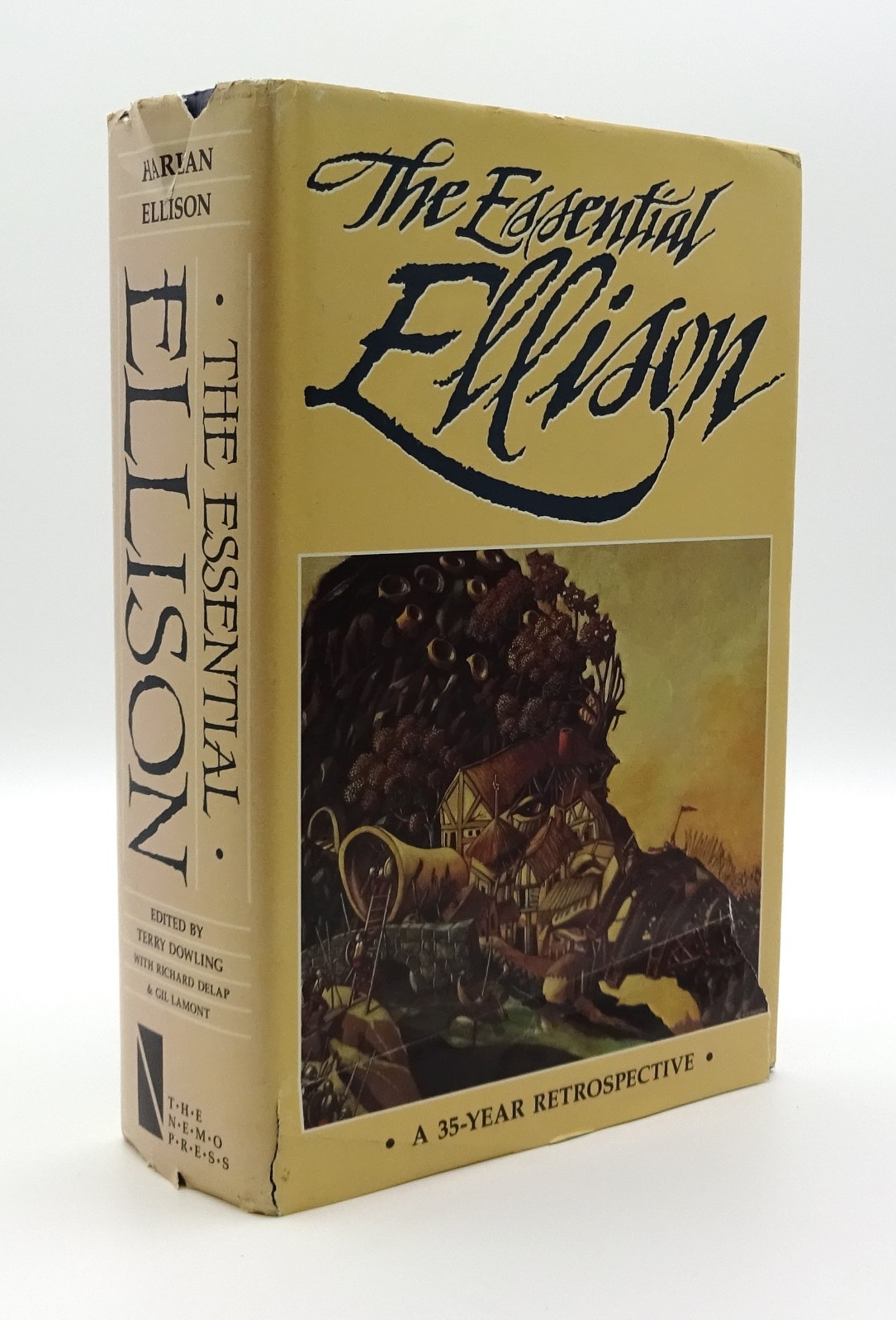 The Essential Harlan Ellison Hardcover Book Club Edition BCE HB/DJ Nemo 1987