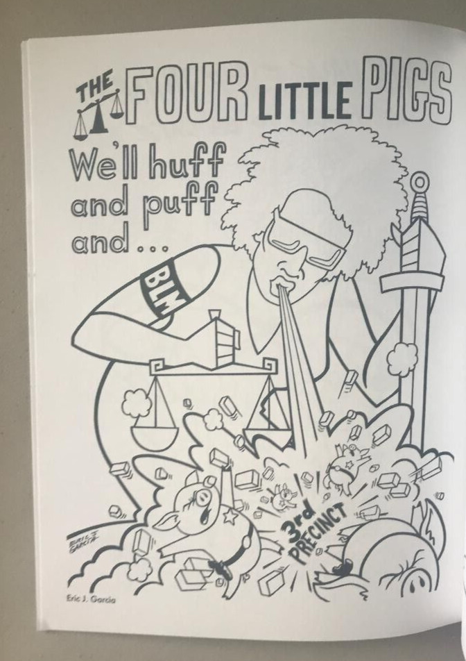 TOWARD RADICAL FUTURES ~ MOLLY FAIR ~ 2021 ~ JUSTSEEDS ARTISTS’ COLORING BOOK