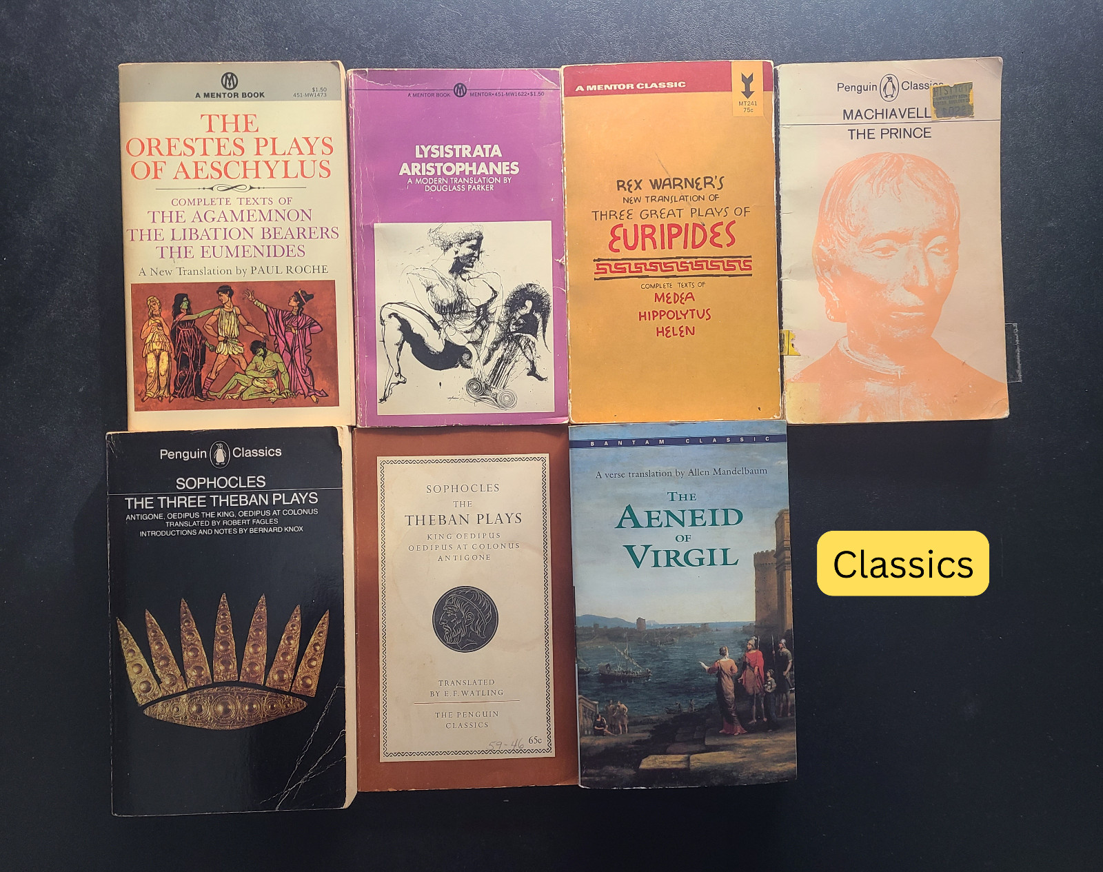 Vintage Paperbacks PICK YOUR OWN Set of 10 Classic Literature Steinbeck Austen