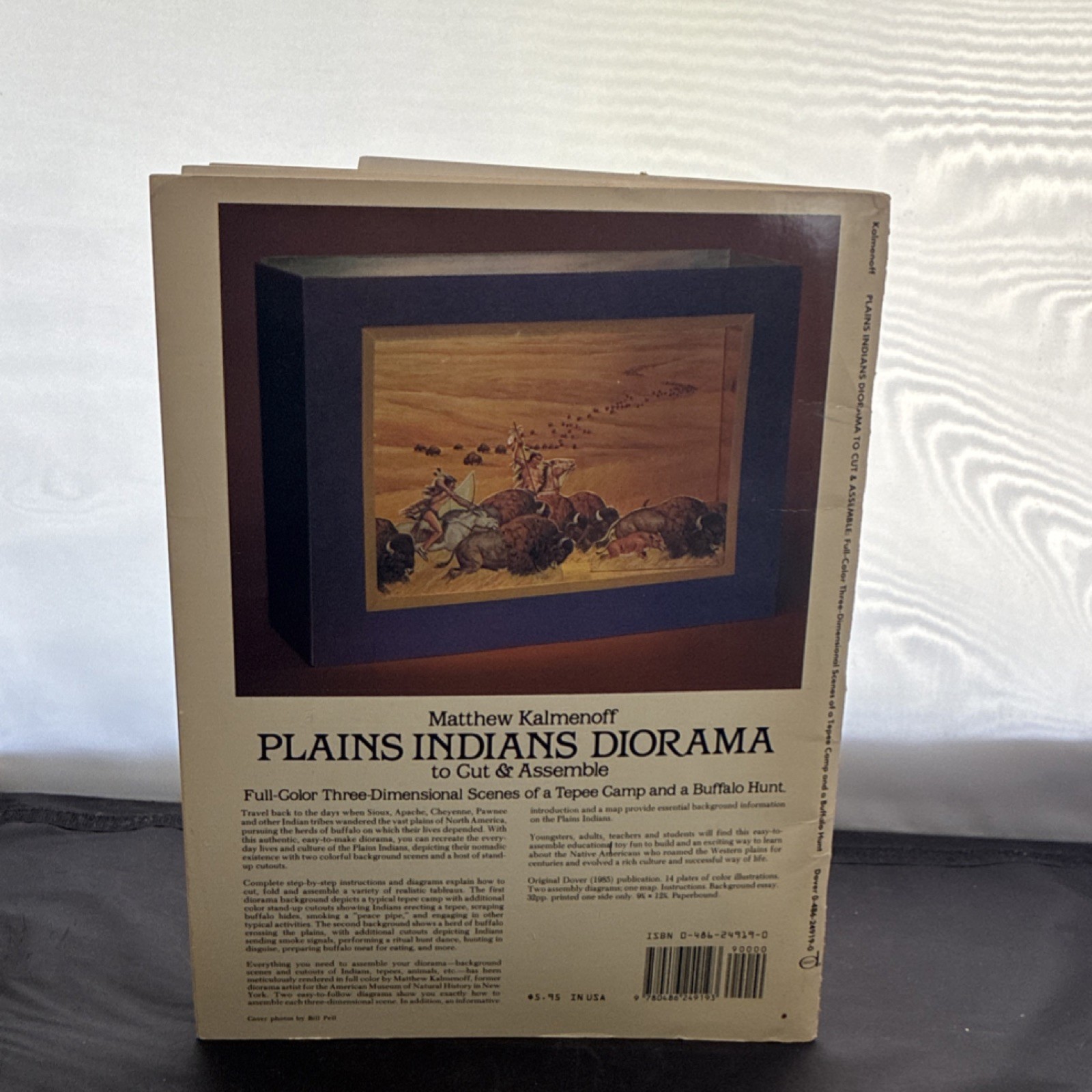 Matthew Kalmenoff Plains Indians Diorama to Cut & Assemble PB Illustrated 1975