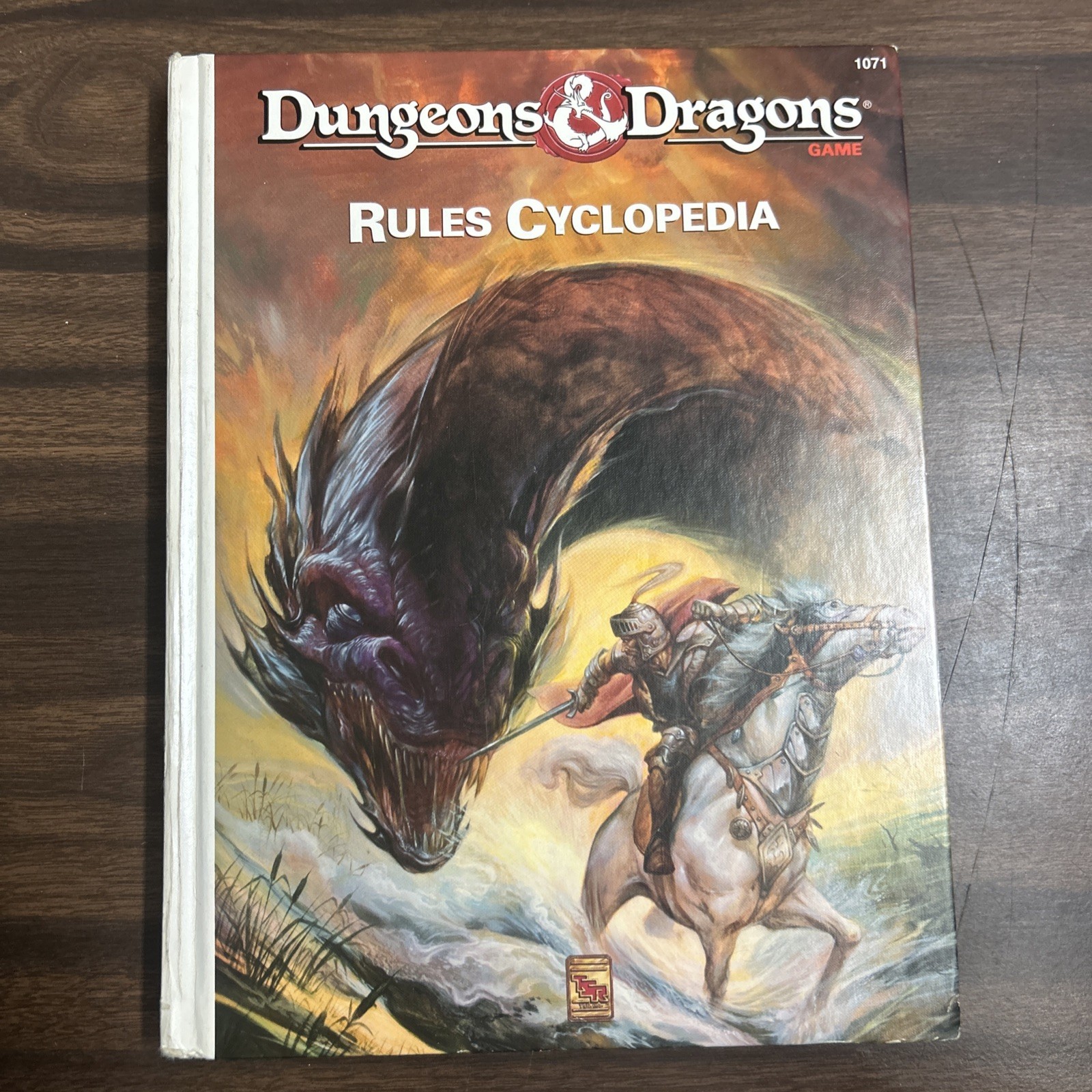 D&D Dungeons & Dragons Rules Cyclopedia Book 1st Edition TSR 1991 HC Good RPG