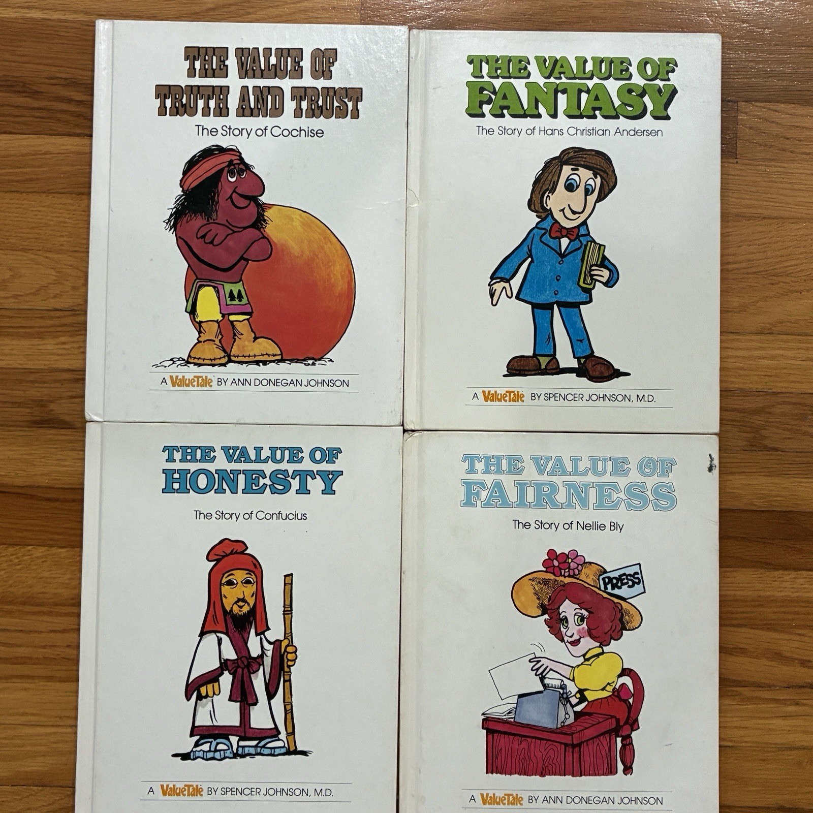 ValueTales Lot 15 Hardcover Books Spencer Johnson Ann Donegan Homeschool Vintage
